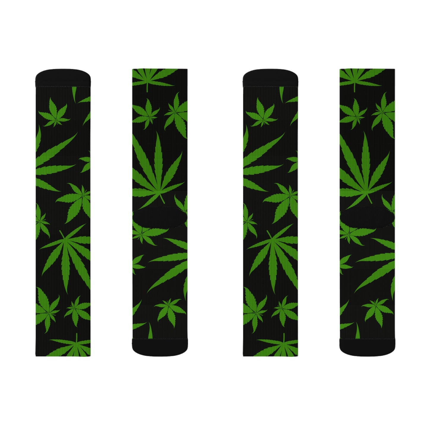 Green Weed Socks