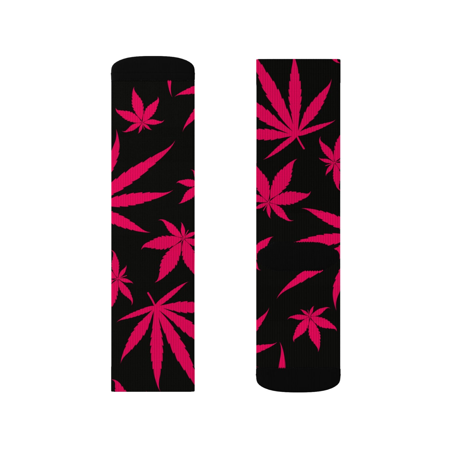 Pink Weed Socks