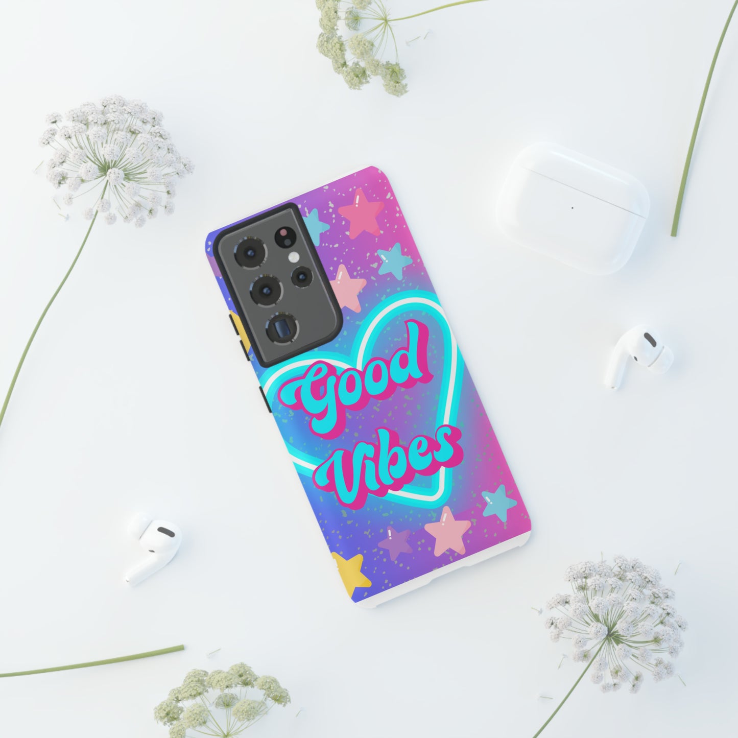 Good vibes girly phone case
