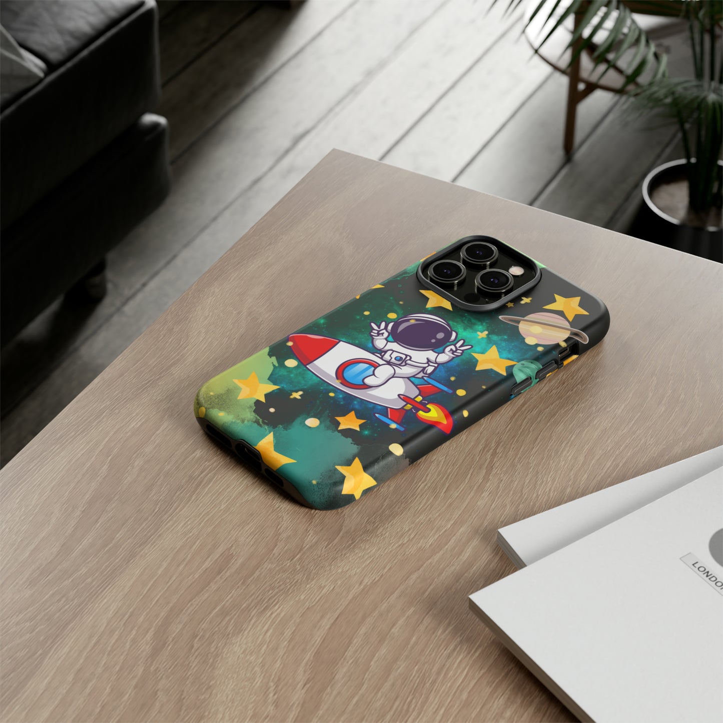 To the moon protective phone case