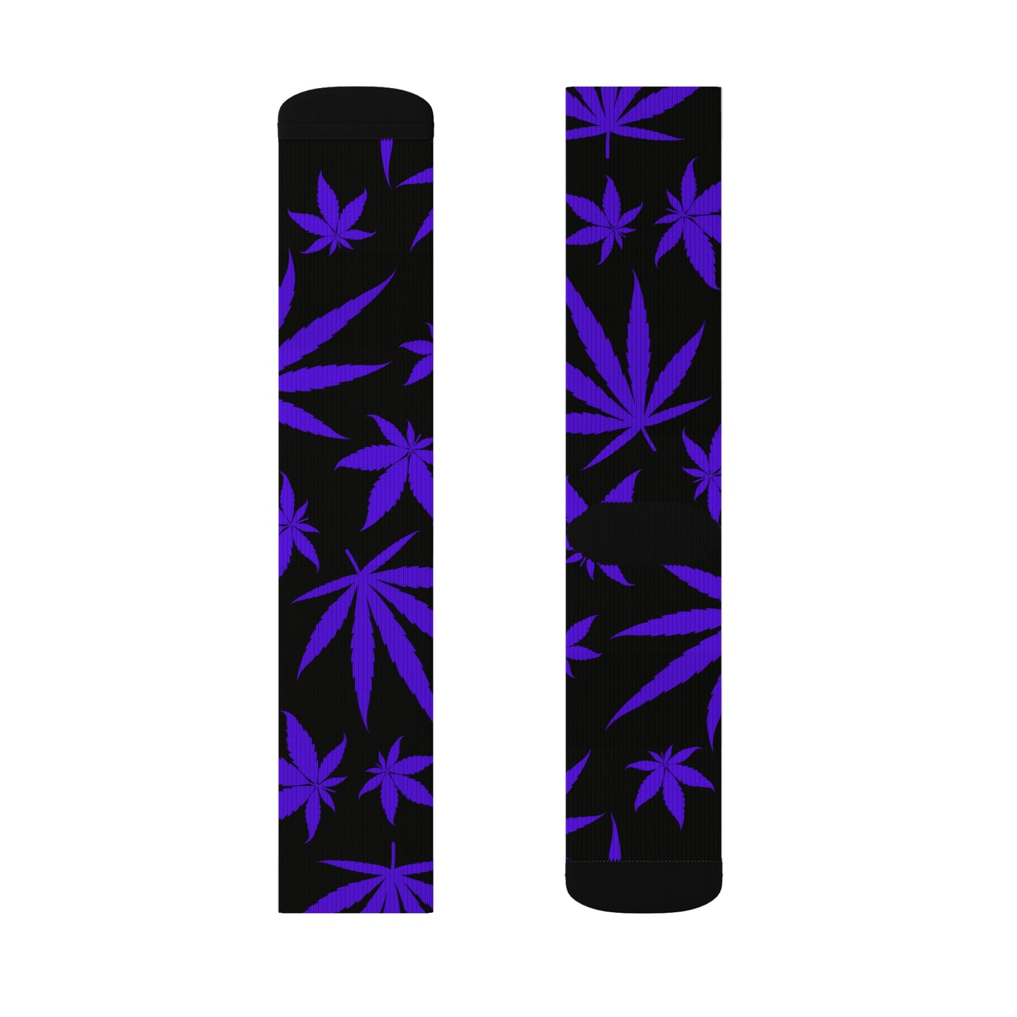 Purple Weed Socks