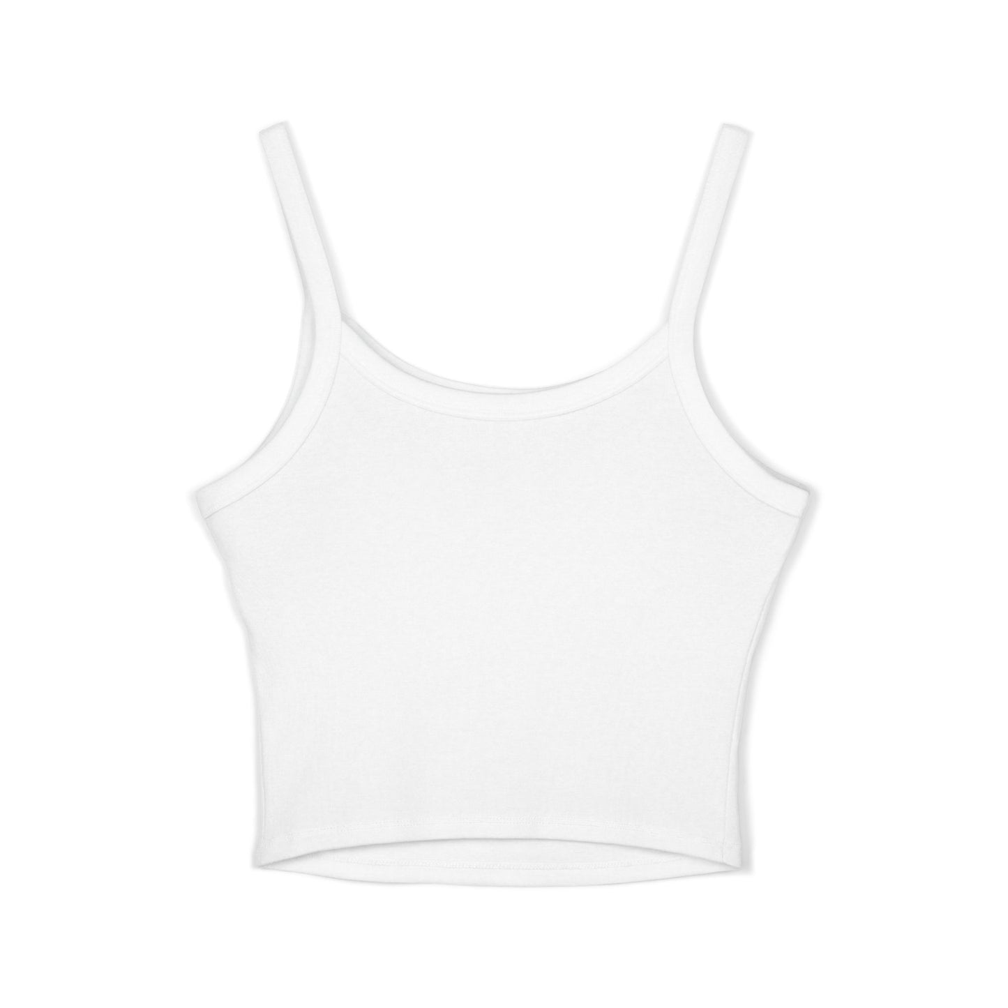 'Type Shit' Women's Spaghetti Strap Tank Top — Funny Graphic Crop Tank for Typographers & Designers