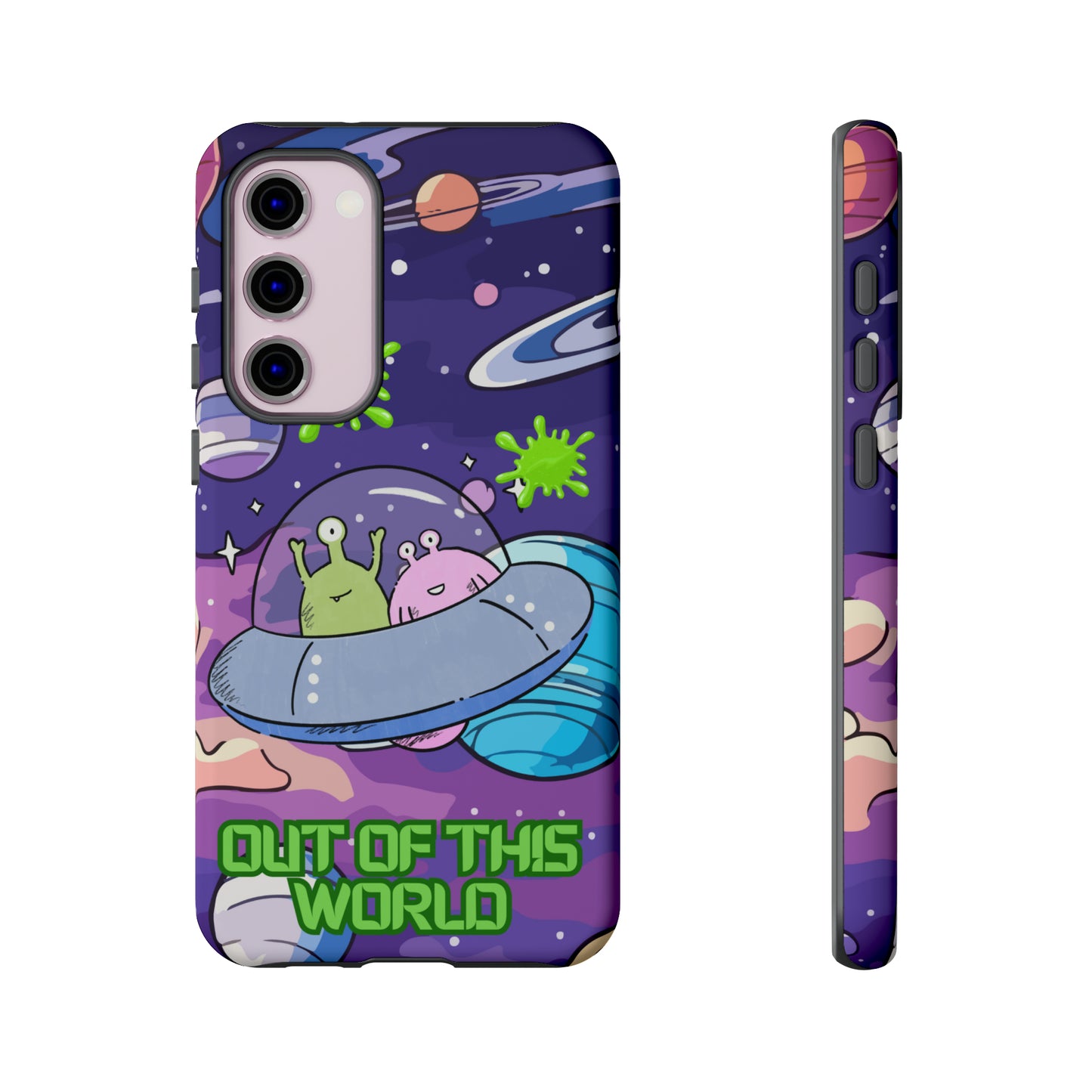 Alien Space protective phone case