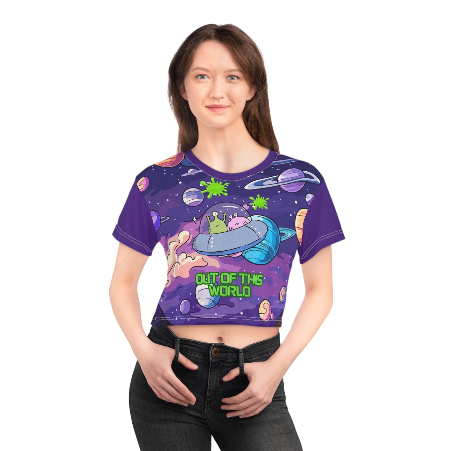 Out of this world crop top