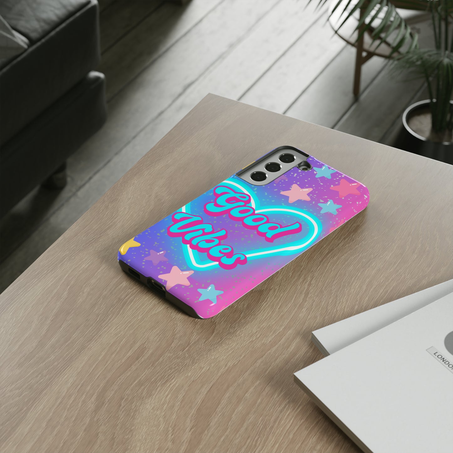 Good vibes girly phone case