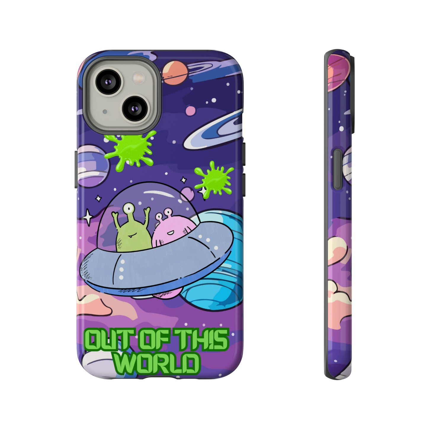 Alien Space protective phone case