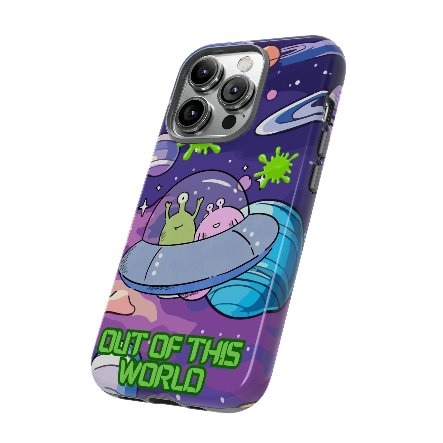 Alien Space protective phone case