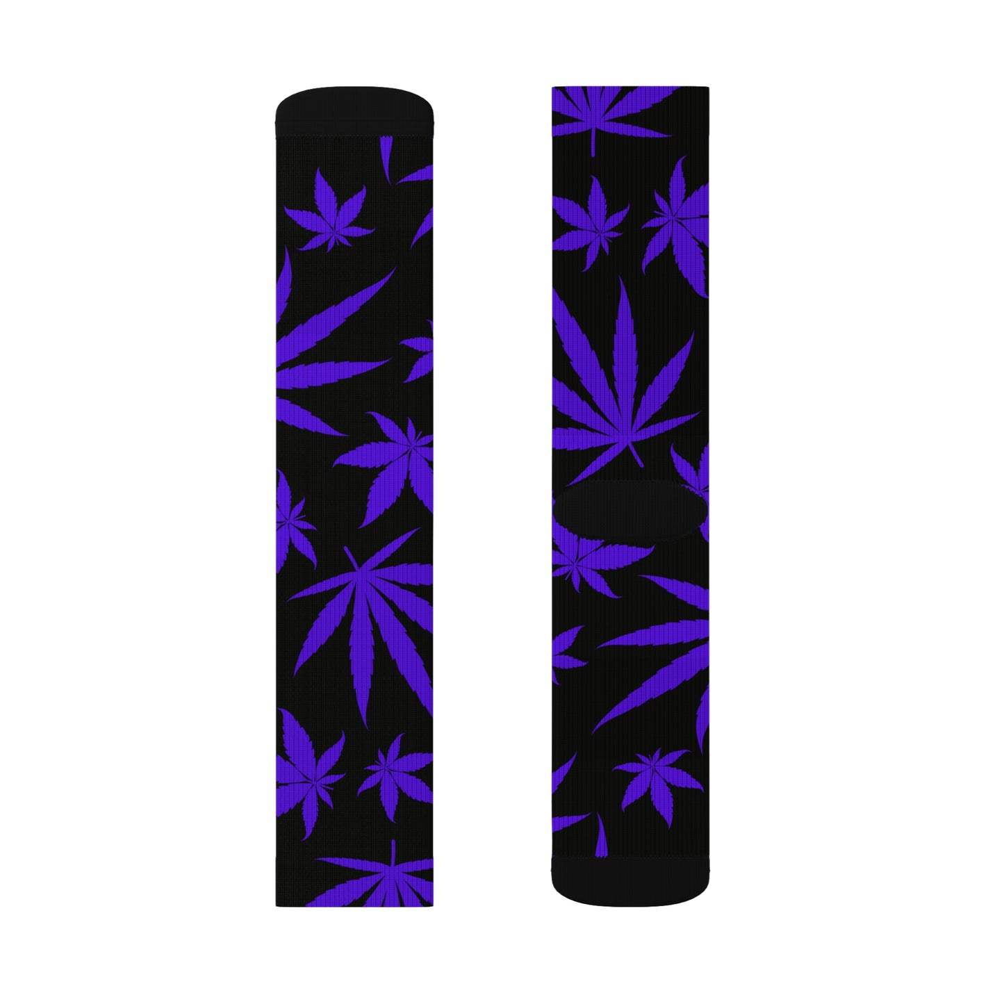 Purple Weed Socks