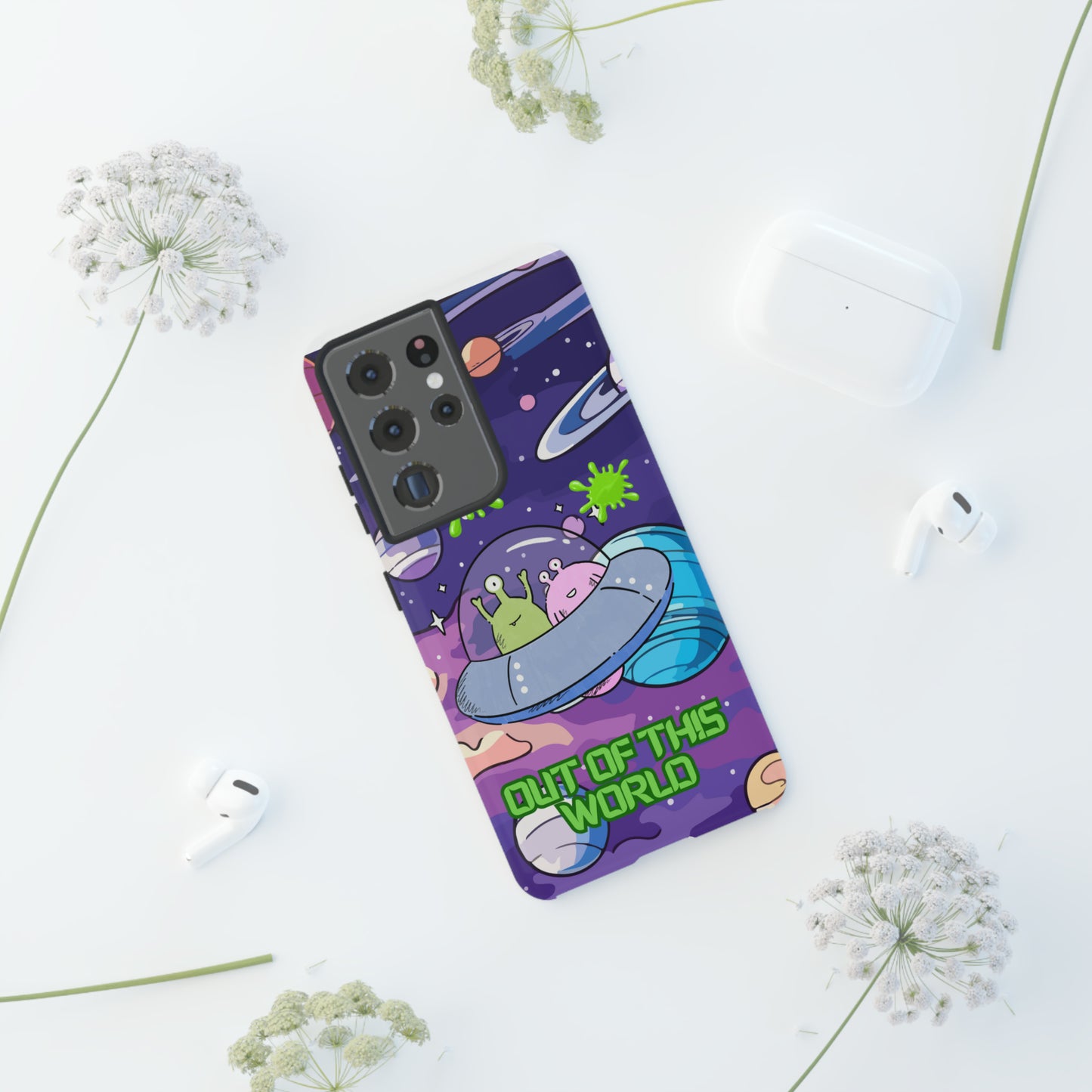 Alien Space protective phone case