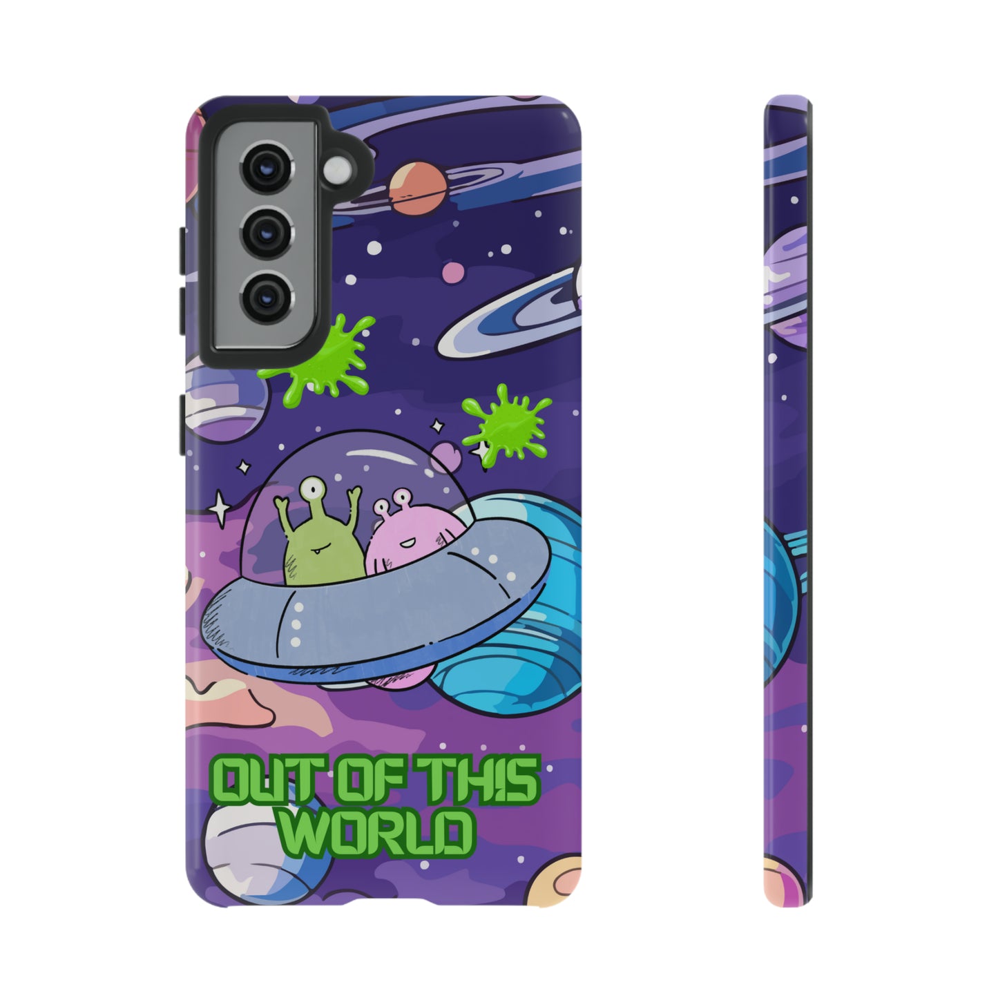 Alien Space protective phone case