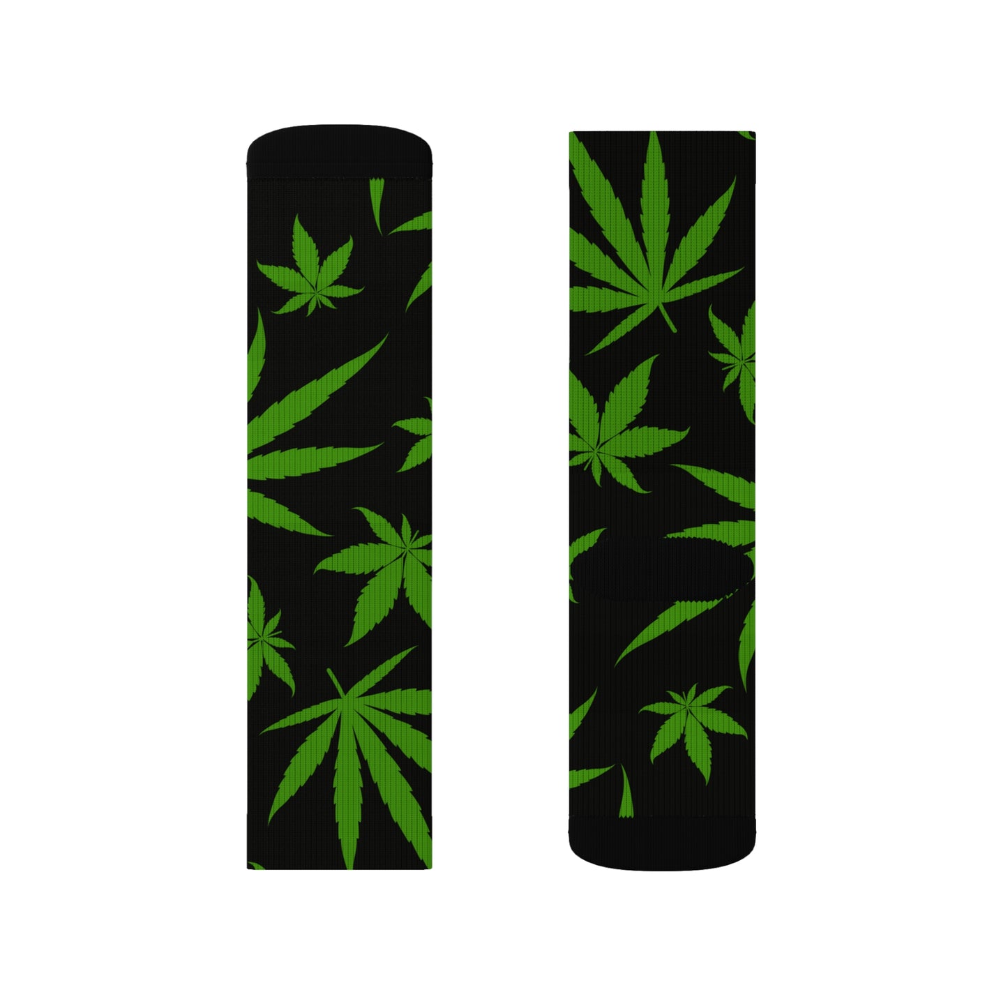 Green Weed Socks