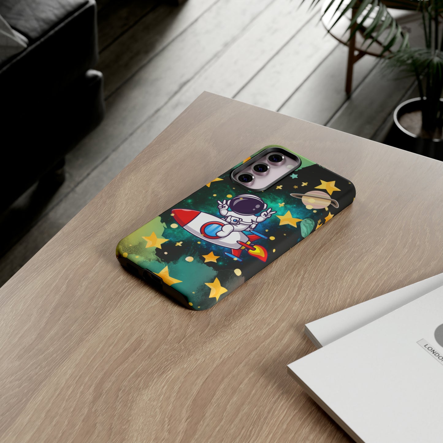 To the moon protective phone case