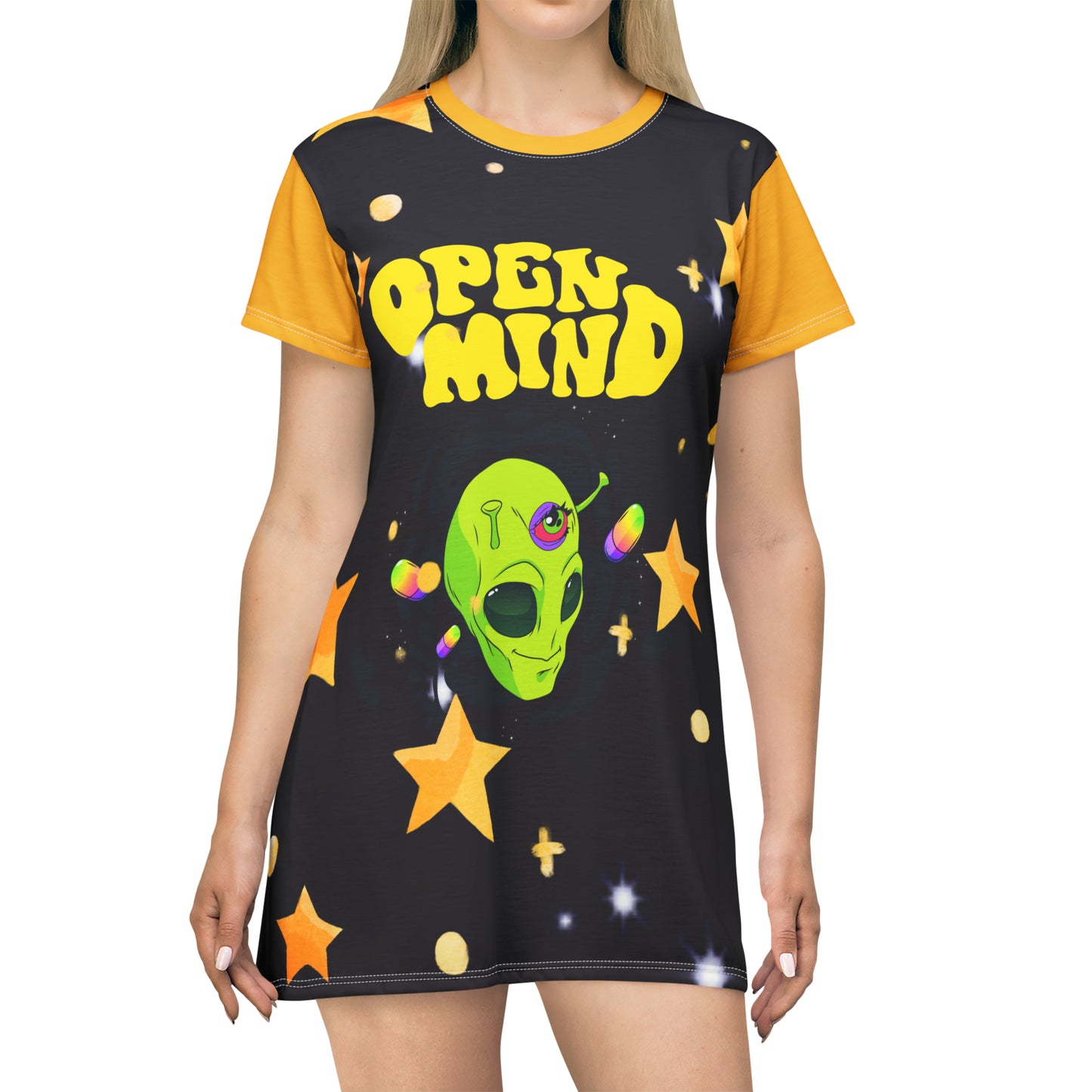 Open Mind T-Shirt Dress