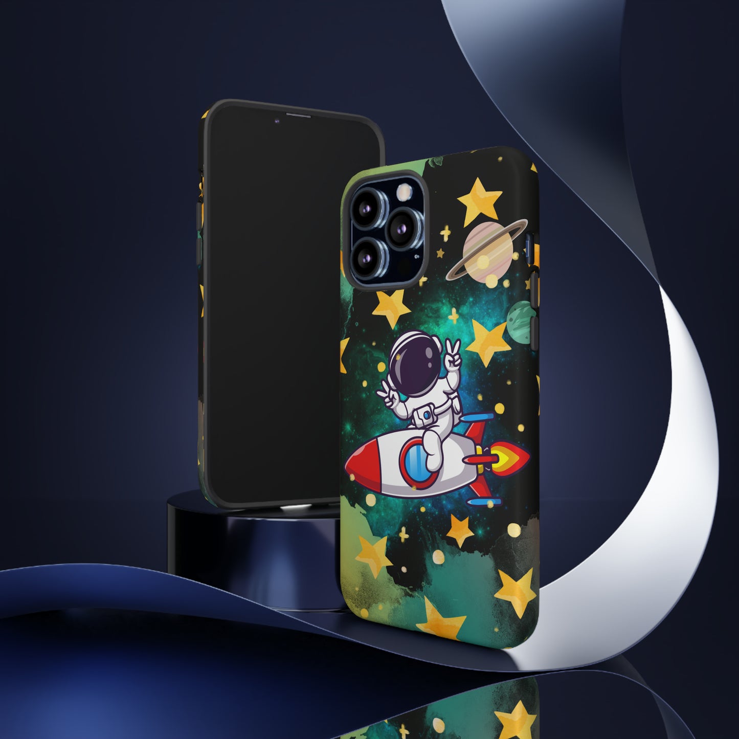 To the moon protective phone case