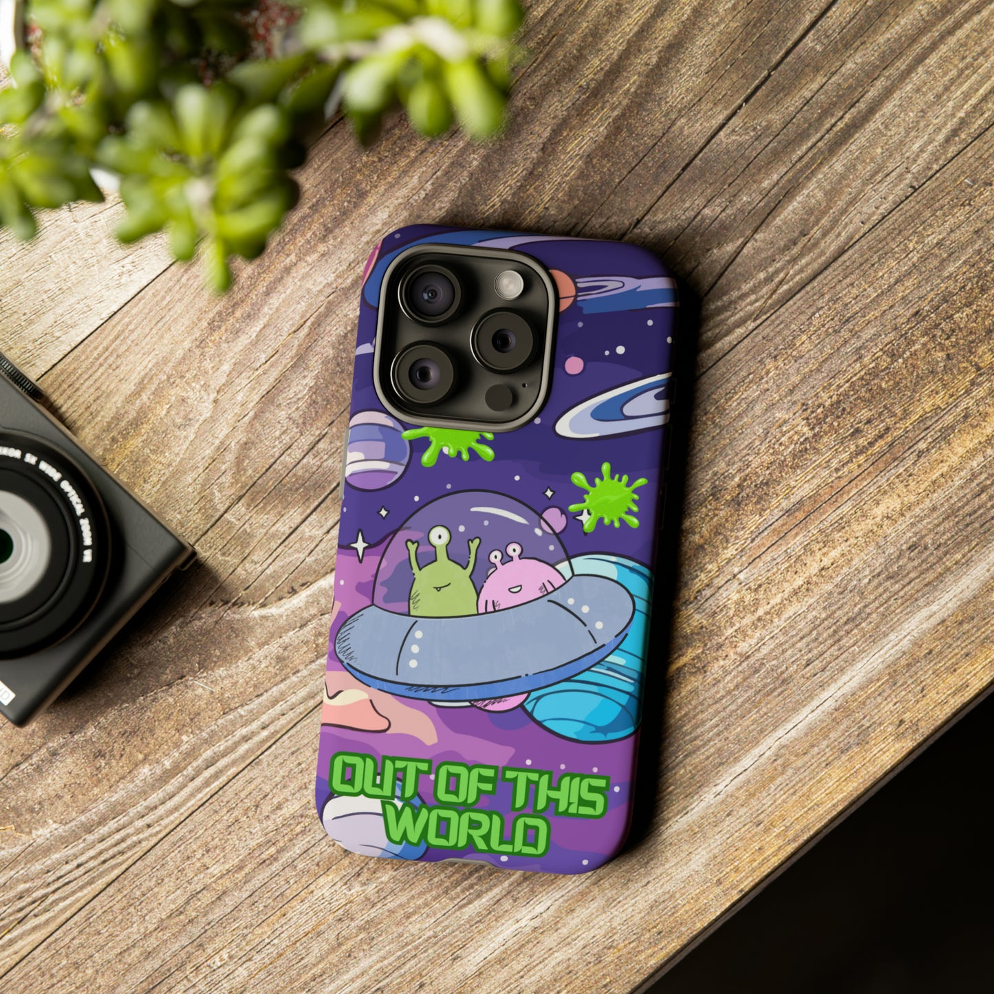 Alien Space protective phone case