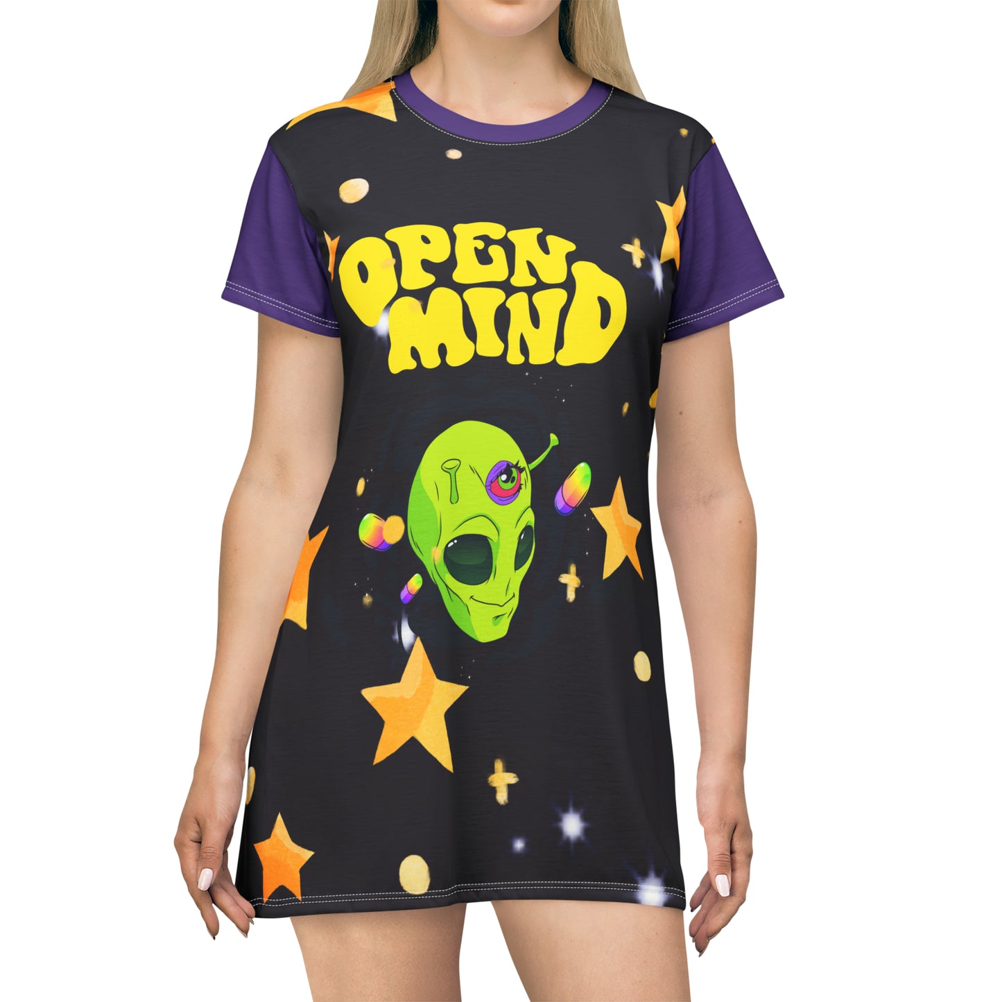 Open Mind T-Shirt Dress