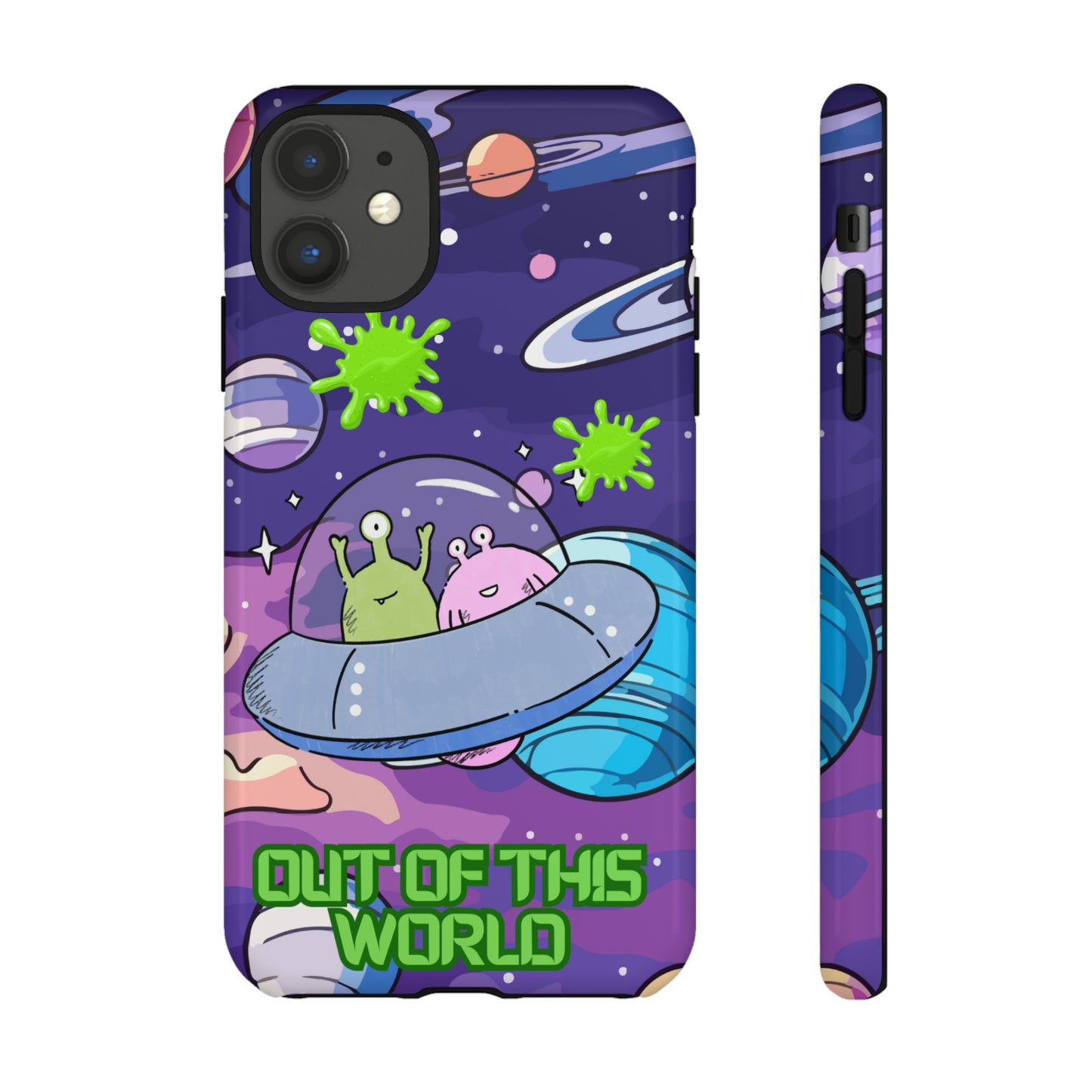 Alien Space protective phone case