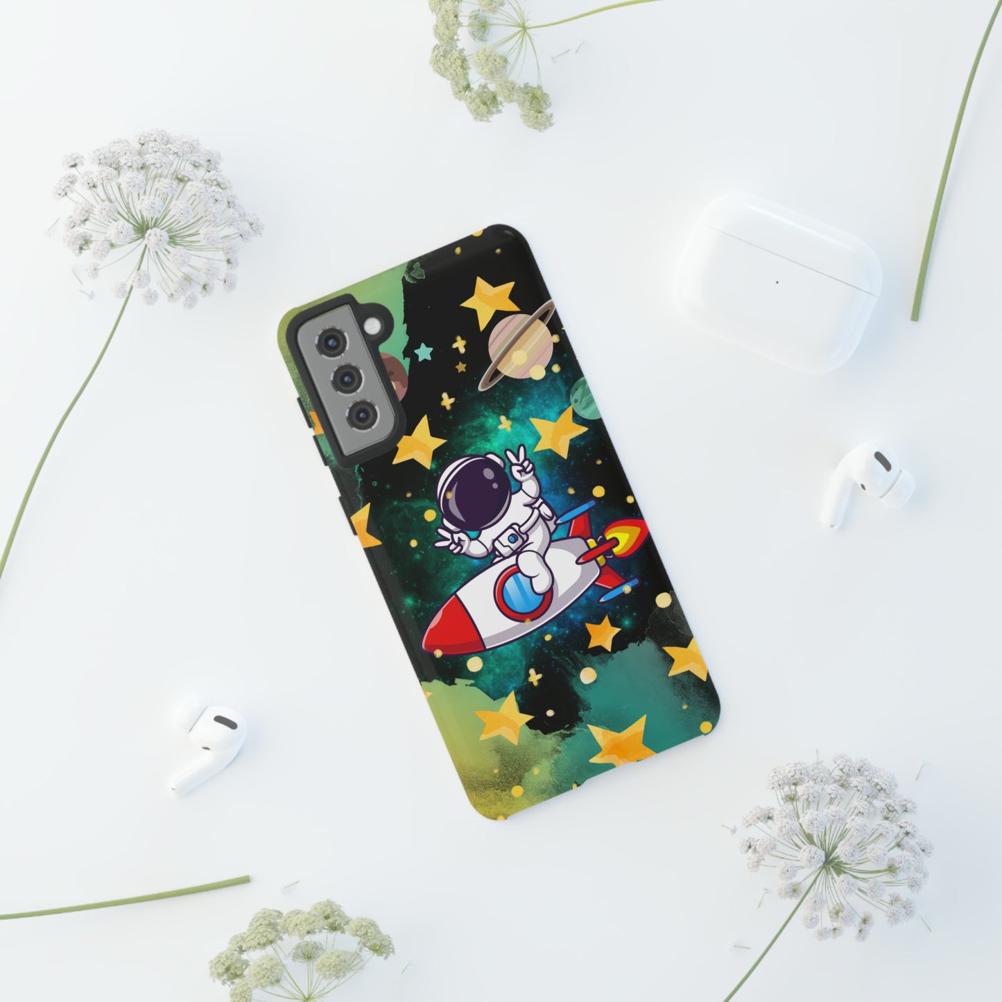 To the moon protective phone case