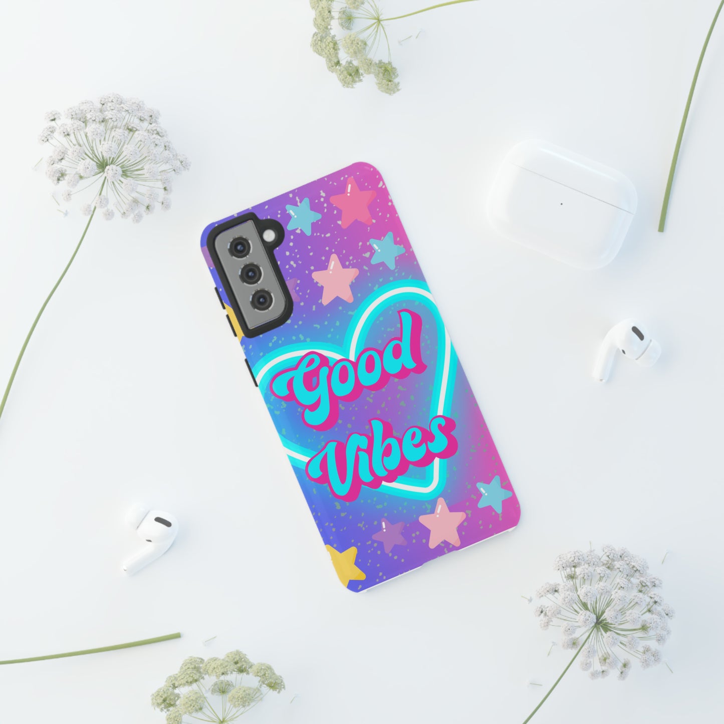 Good vibes girly phone case