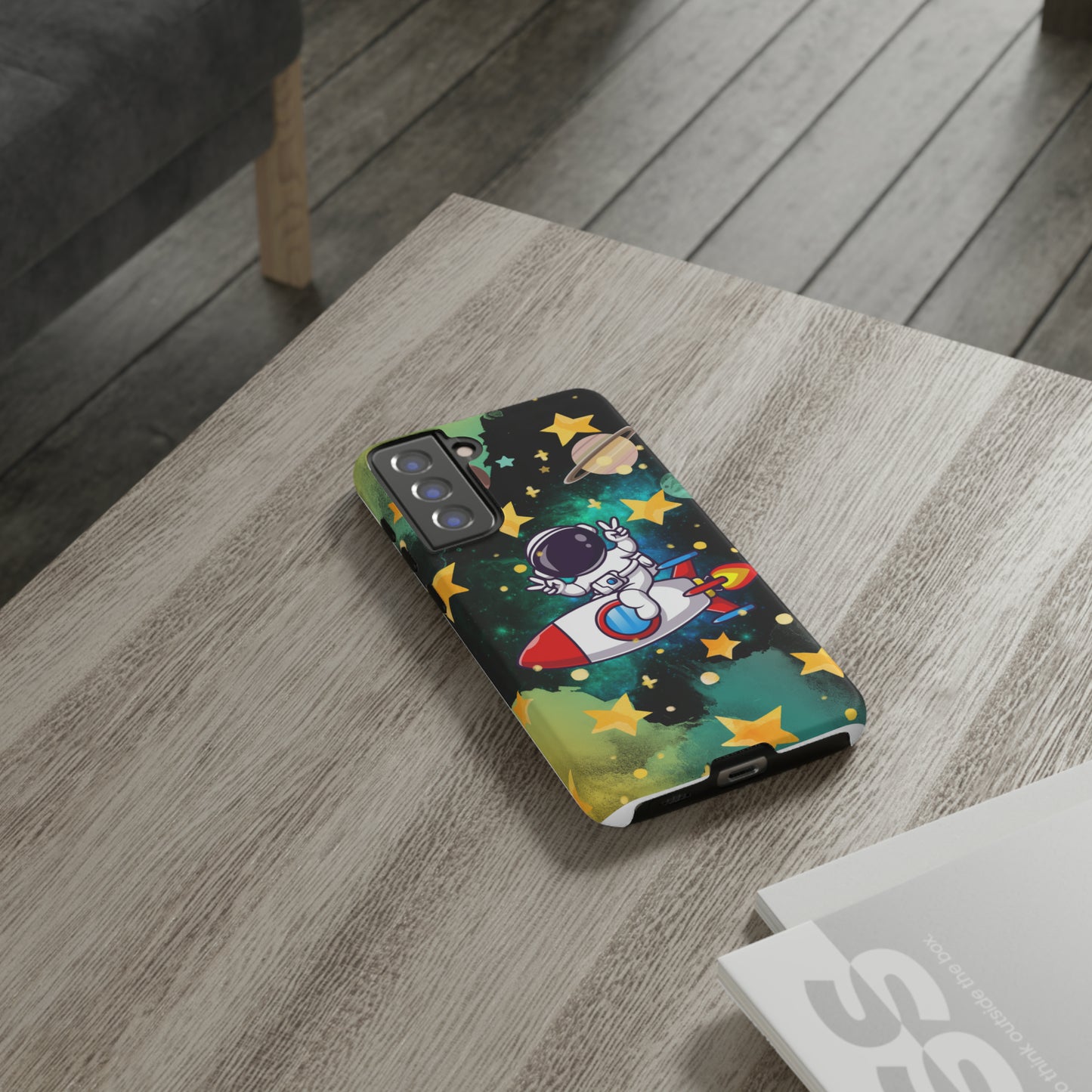 To the moon protective phone case
