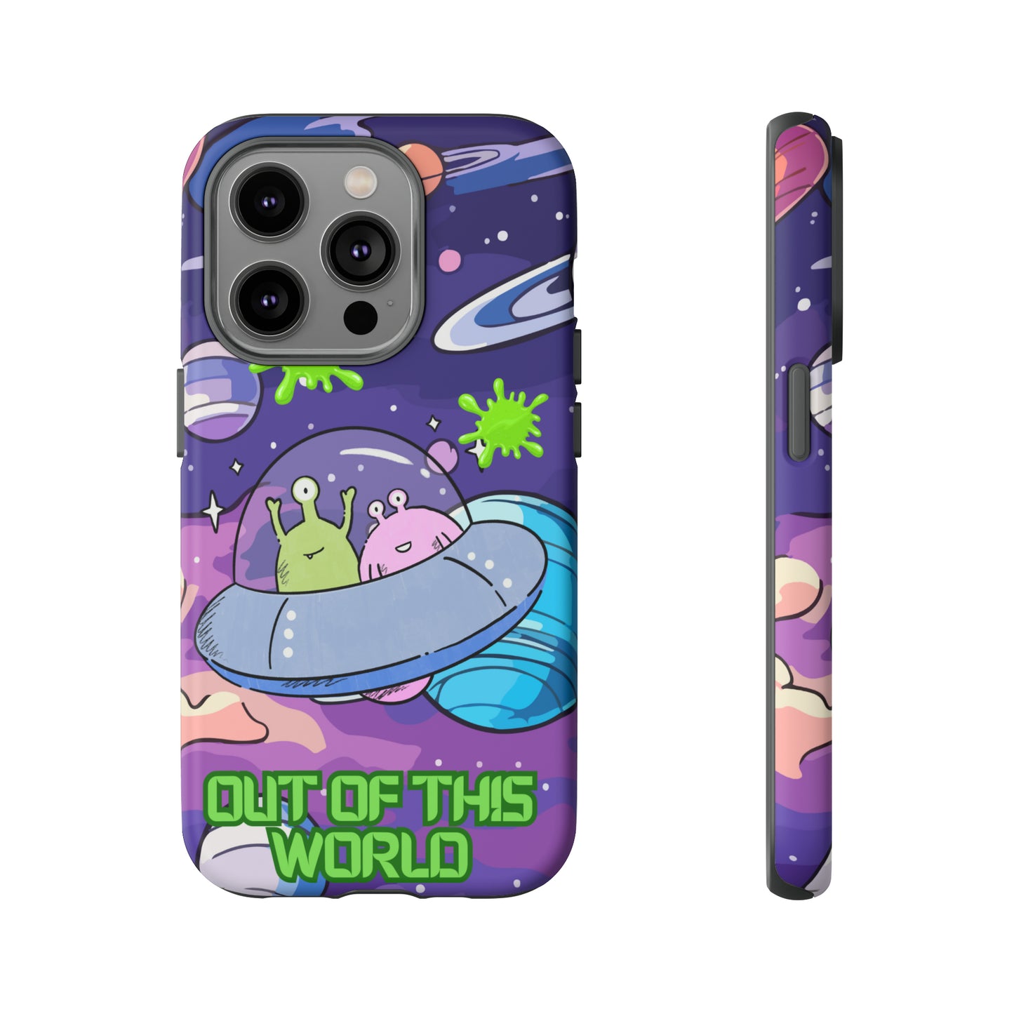 Alien Space protective phone case