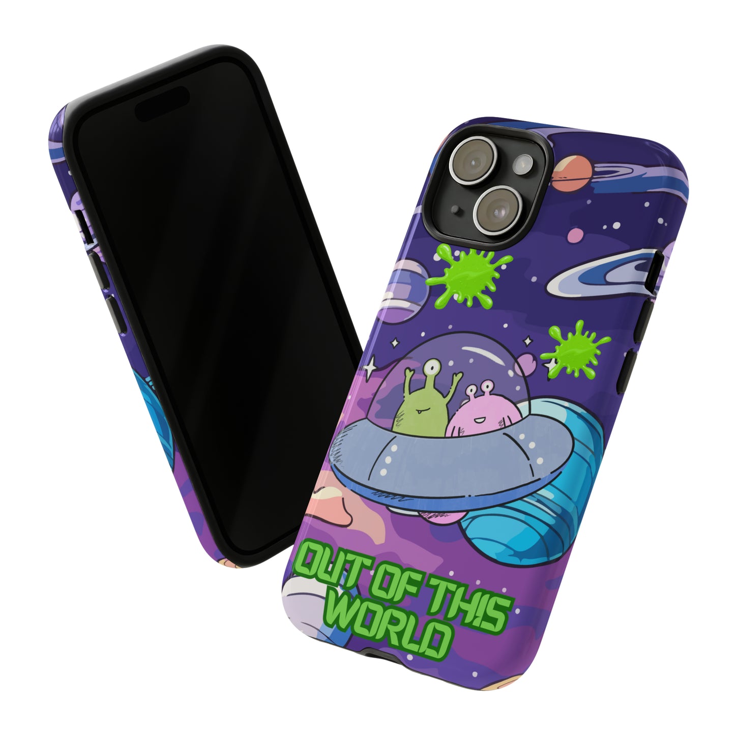 Alien Space protective phone case