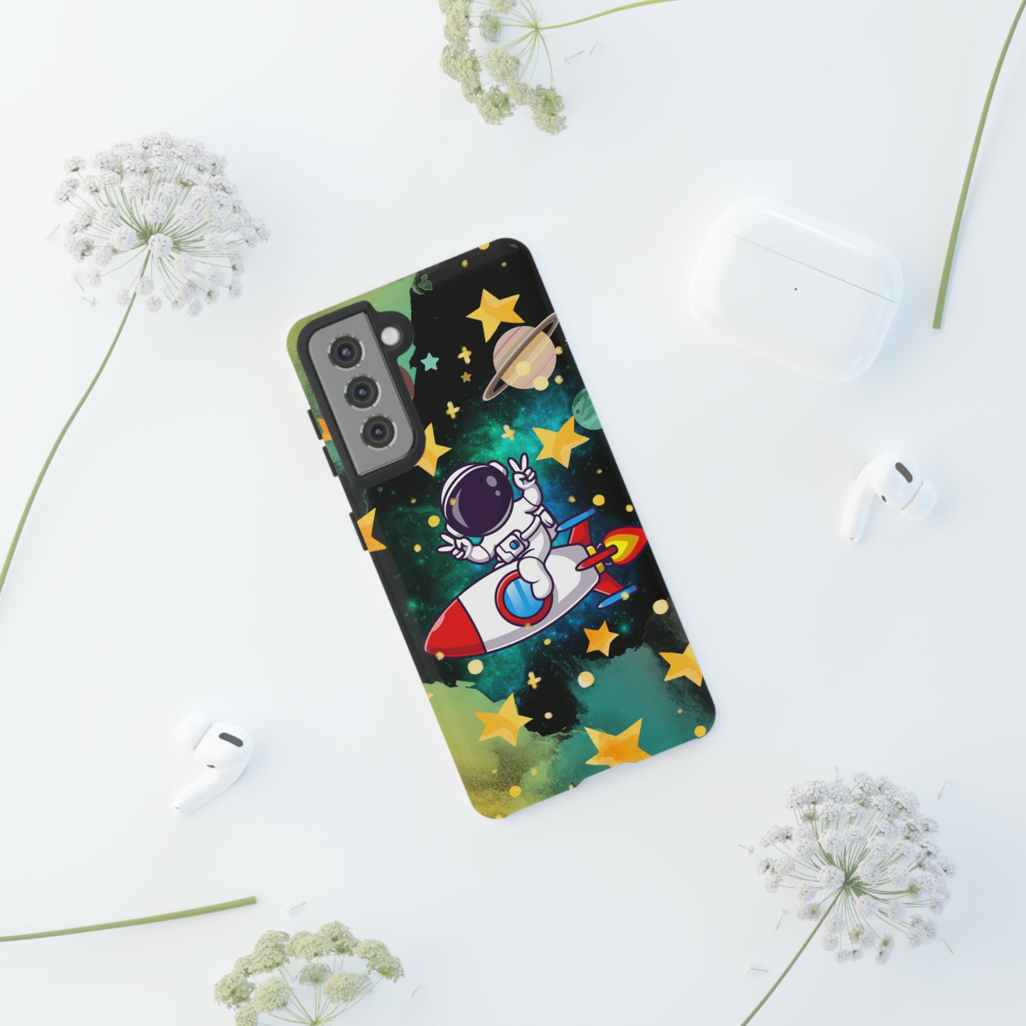 To the moon protective phone case