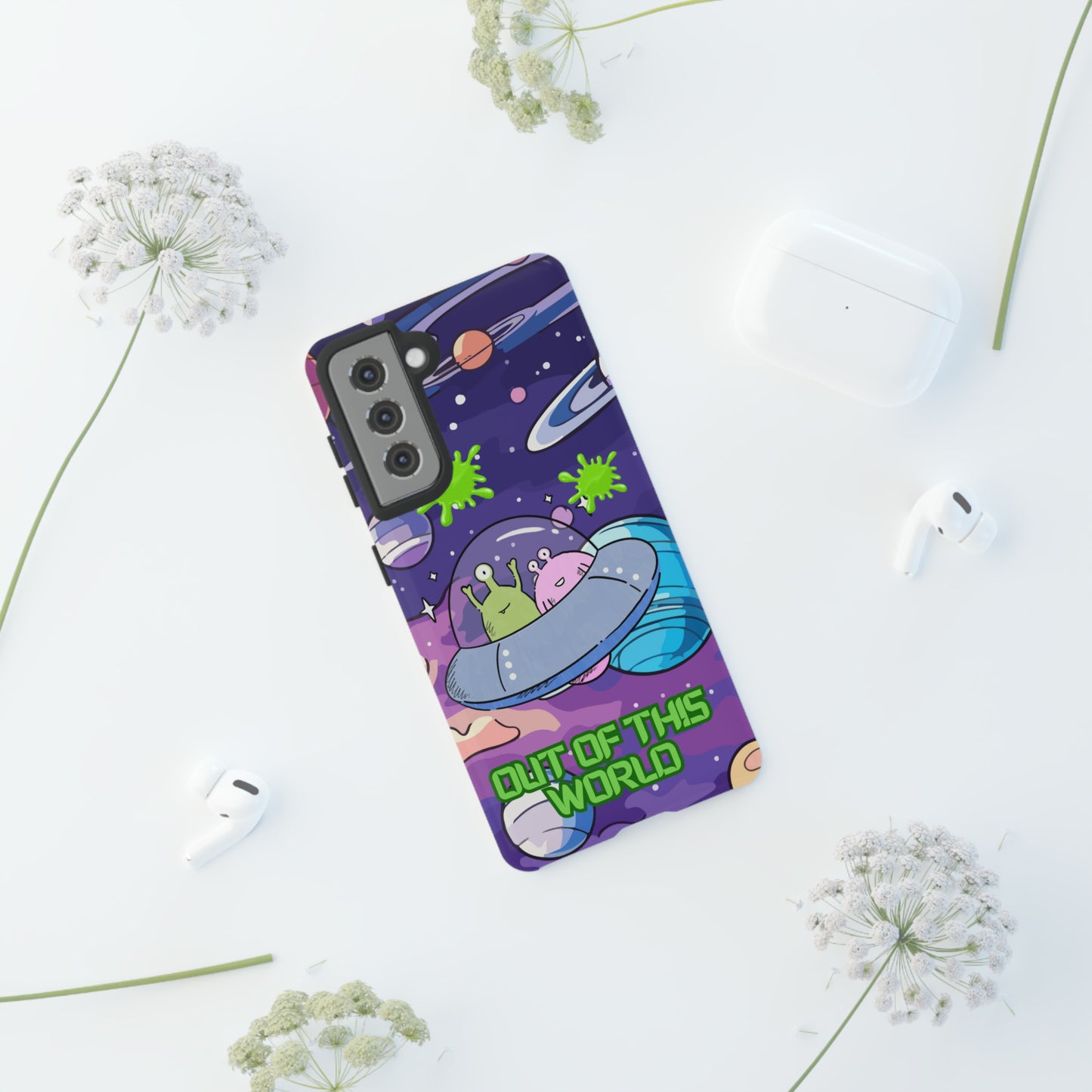Alien Space protective phone case