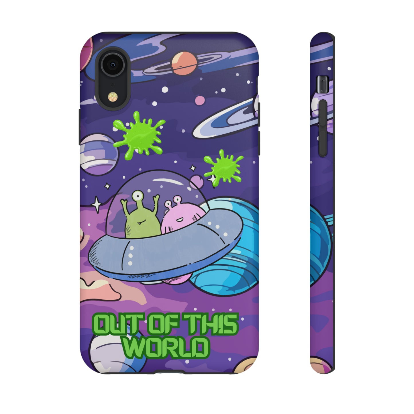 Alien Space protective phone case