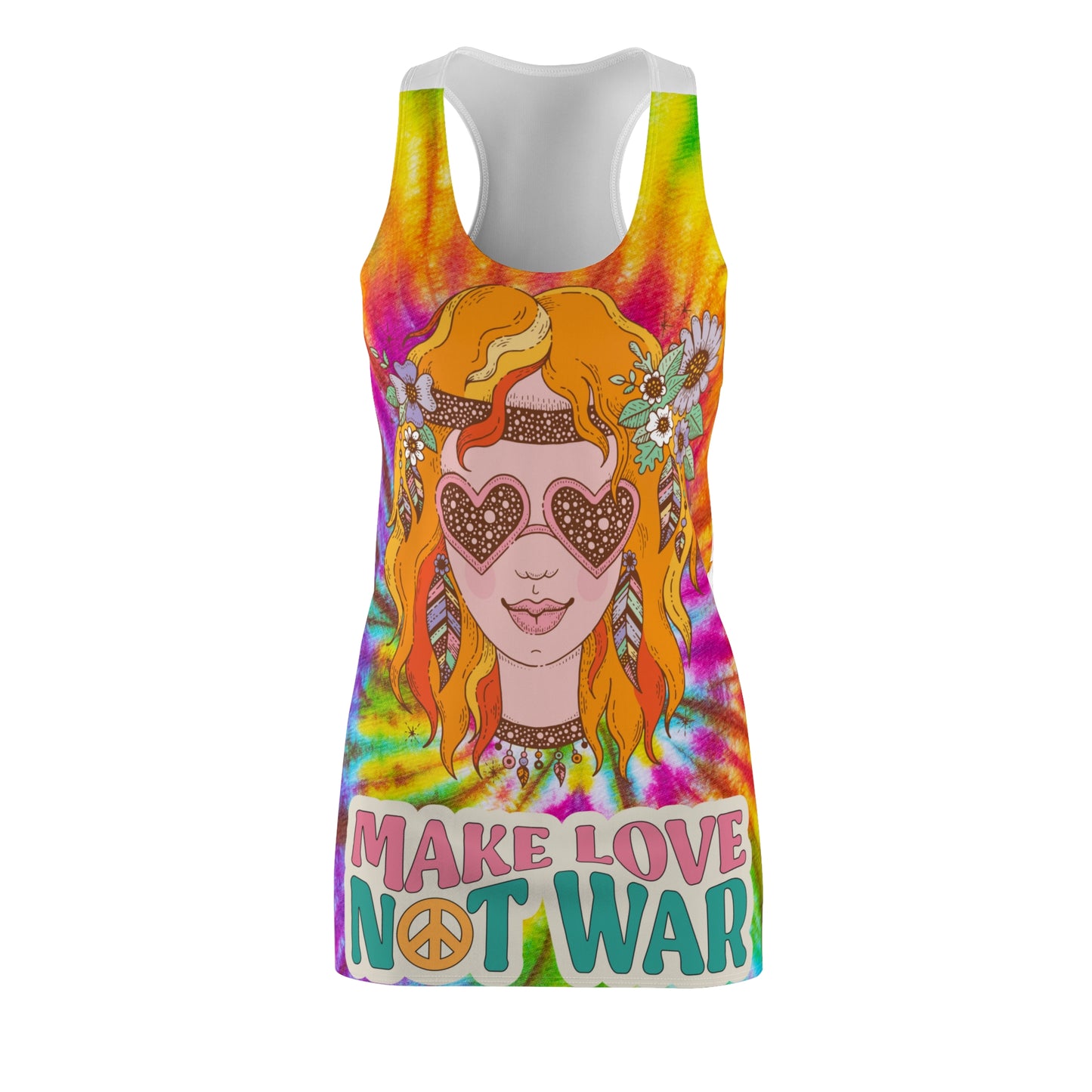 Make love not war dress