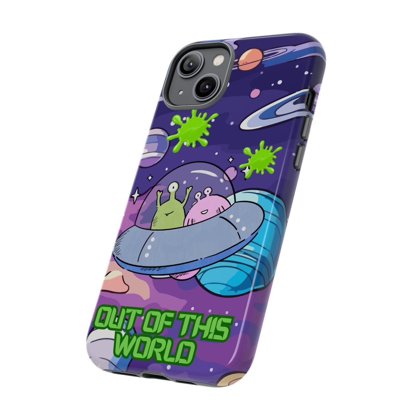 Alien Space protective phone case