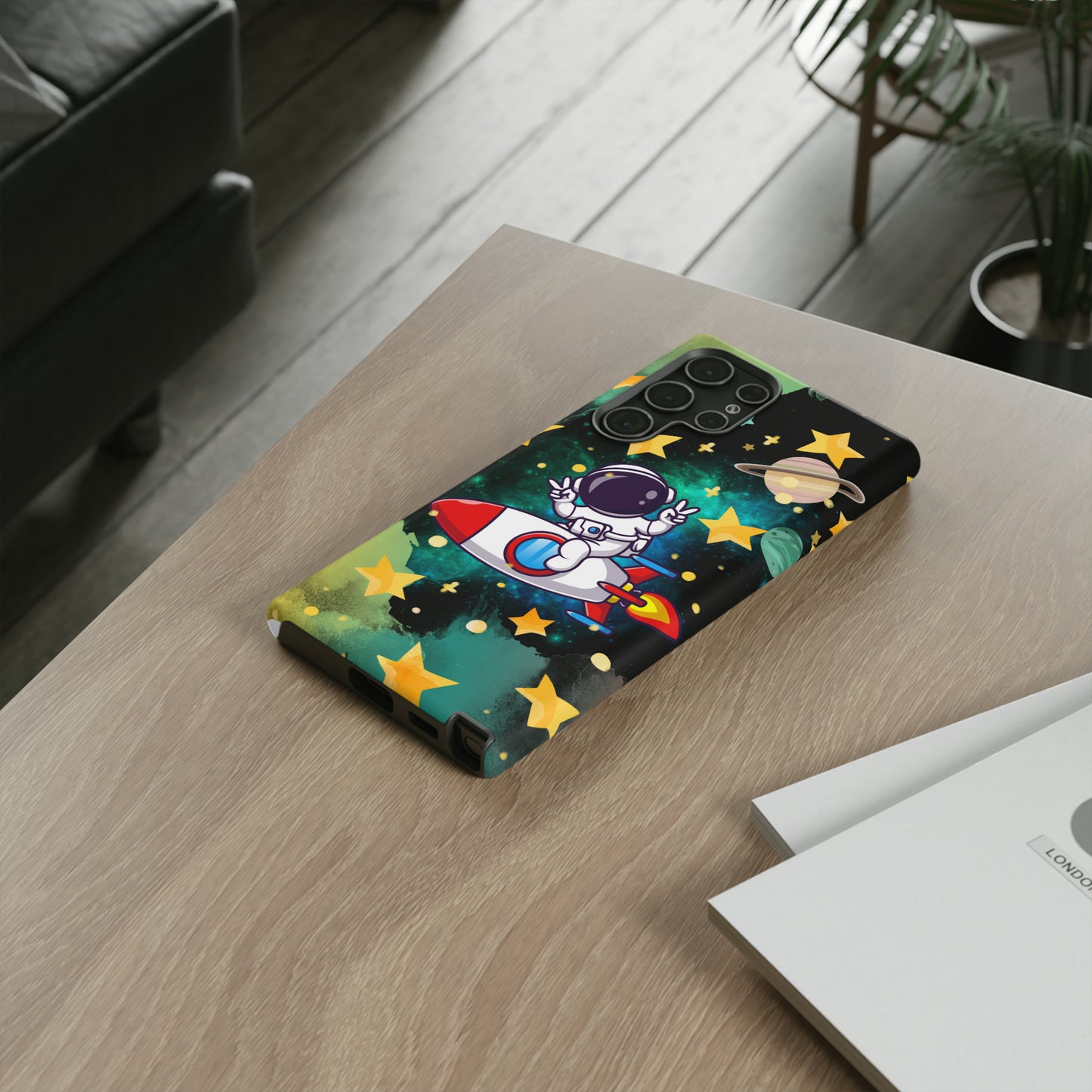To the moon protective phone case