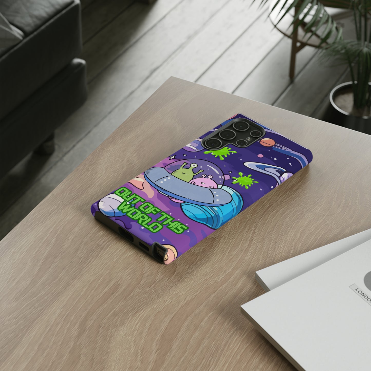 Alien Space protective phone case