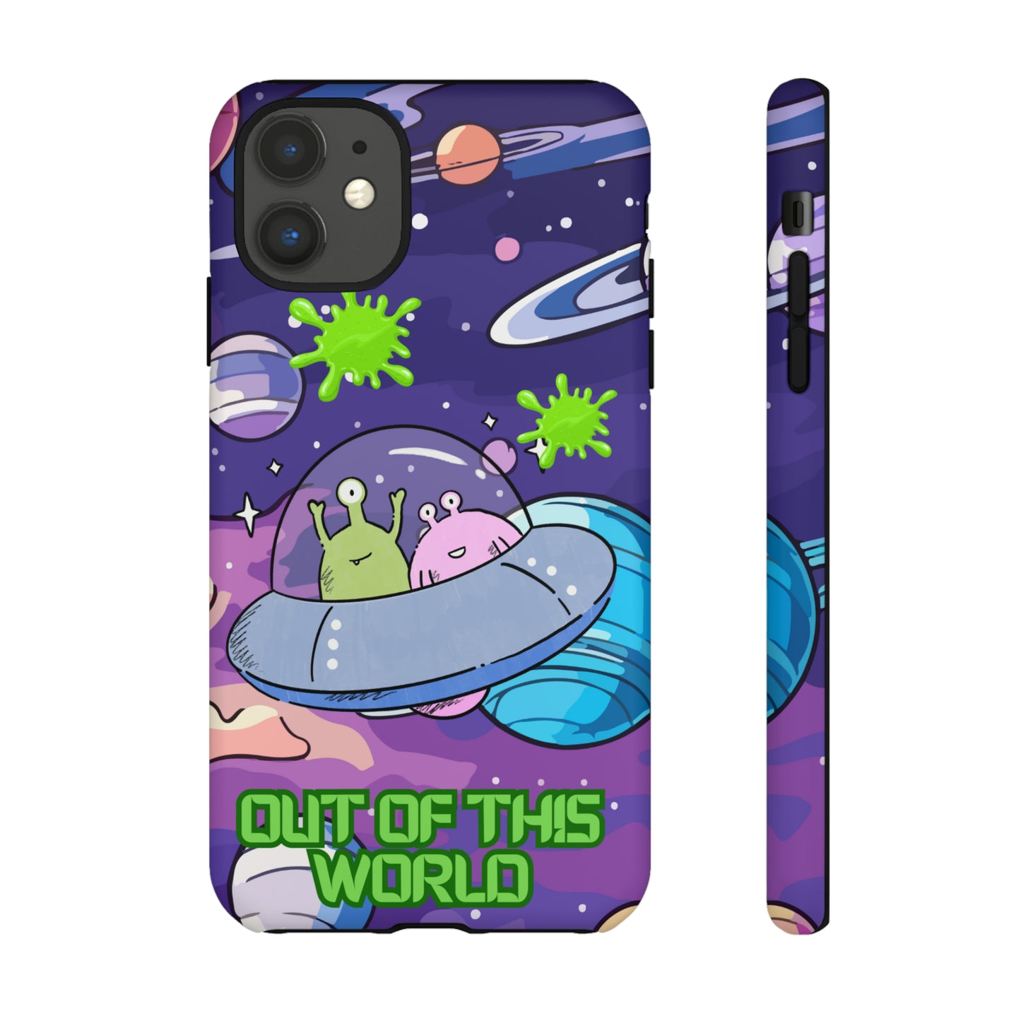 Alien Space protective phone case