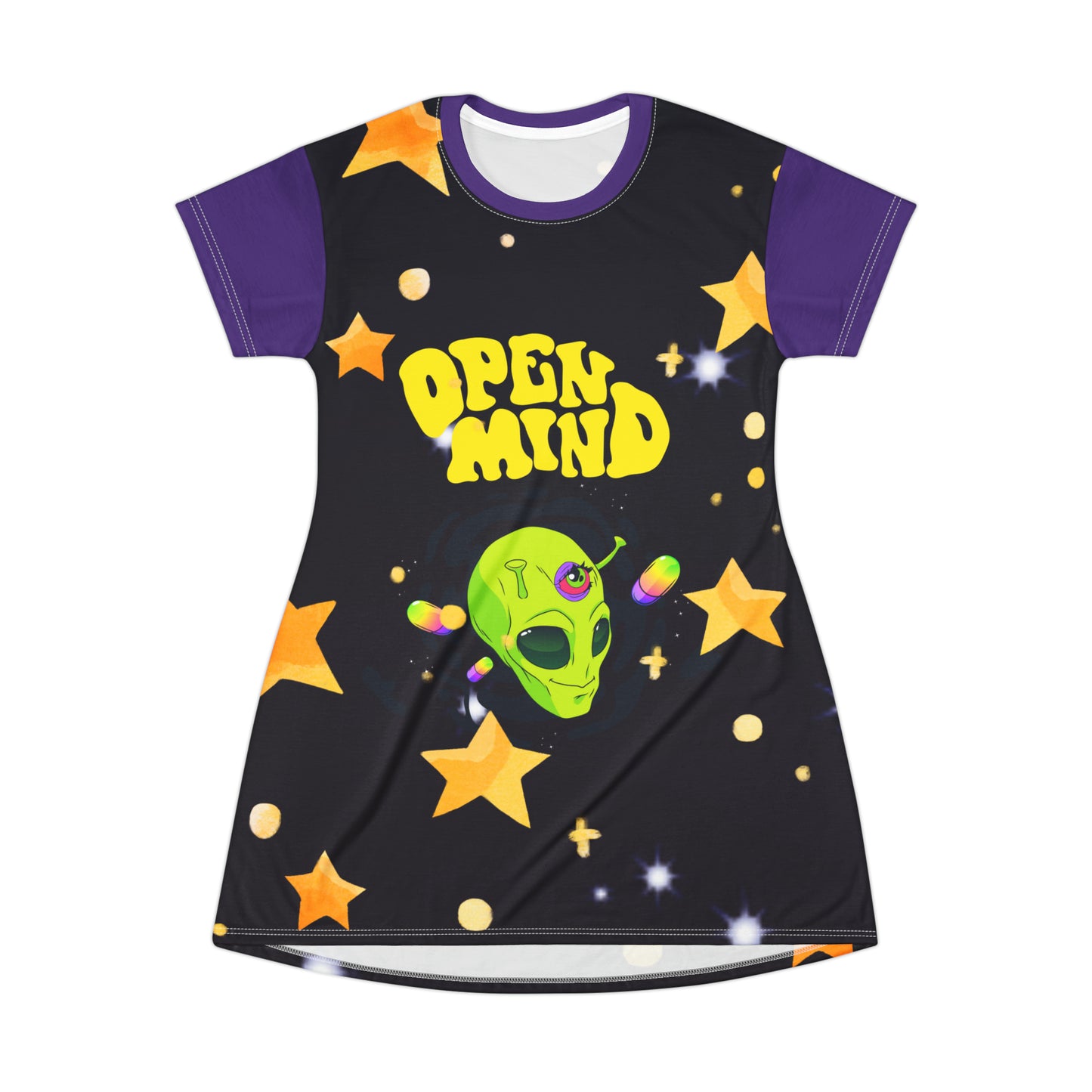 Open Mind T-Shirt Dress