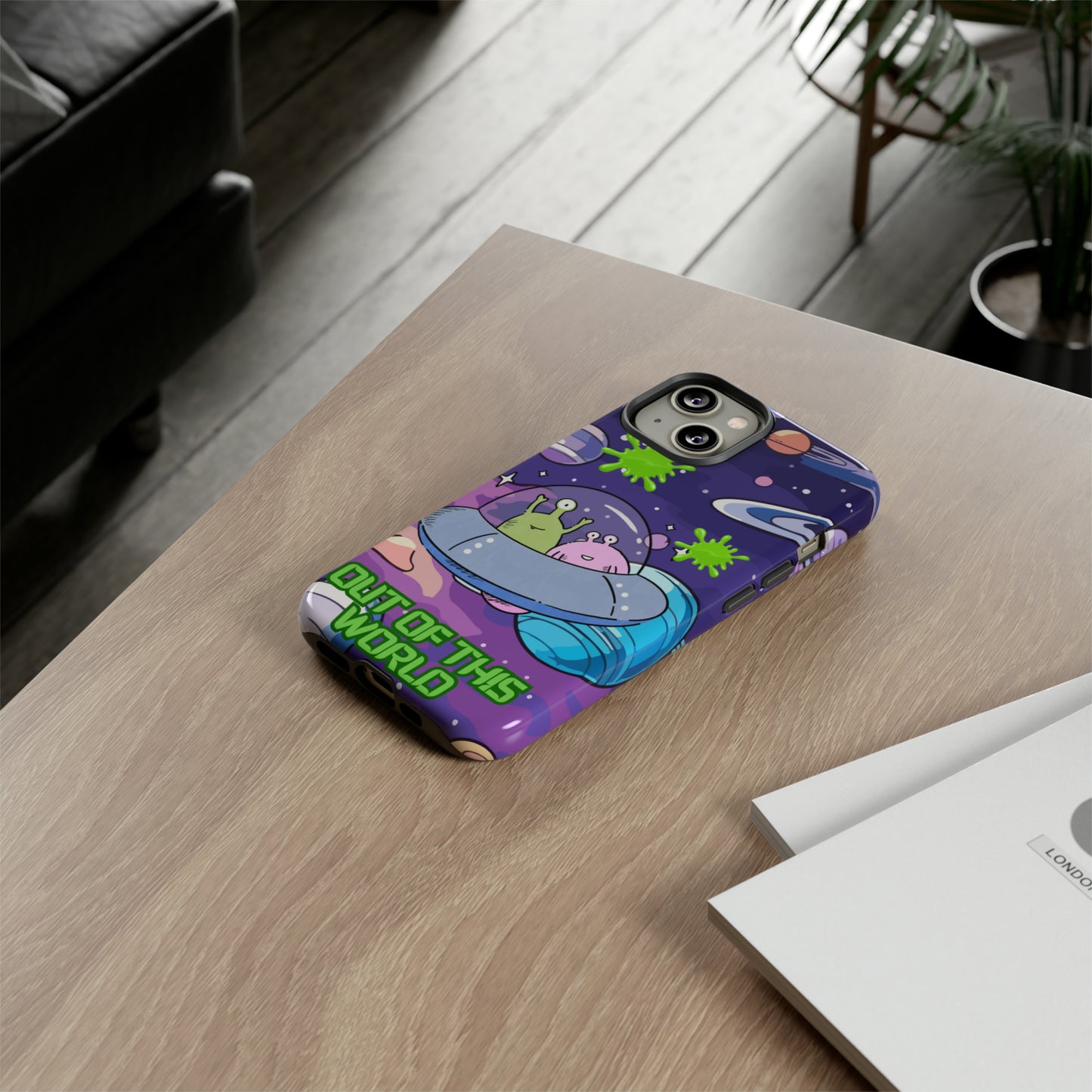 Alien Space protective phone case