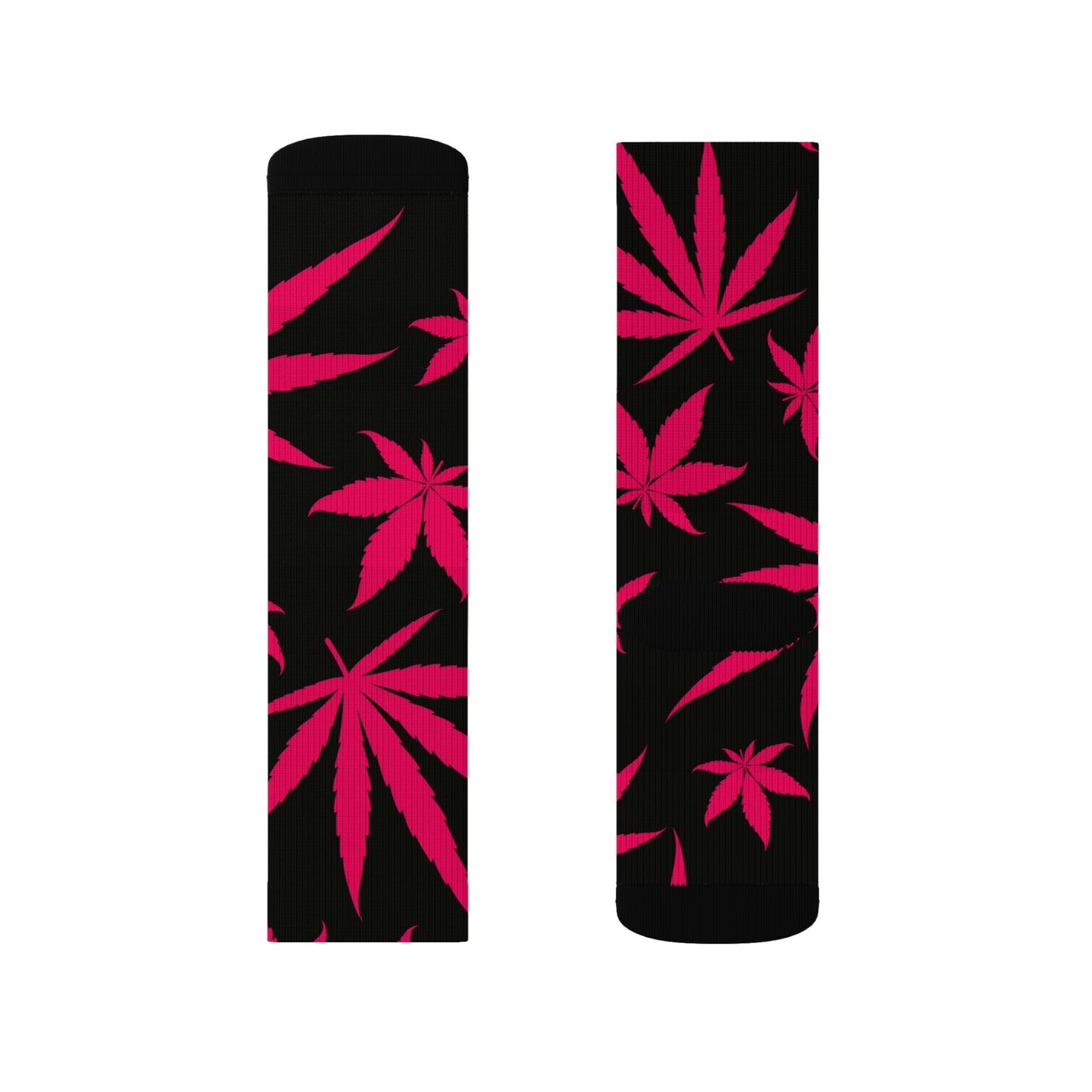 Pink Weed Socks