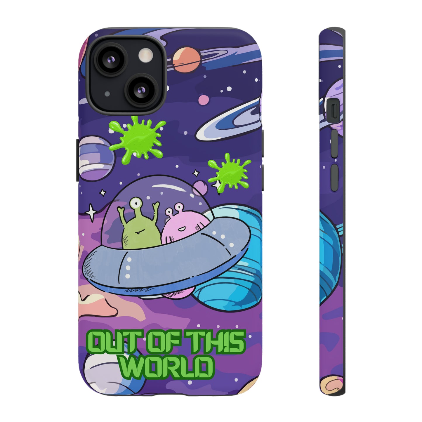 Alien Space protective phone case