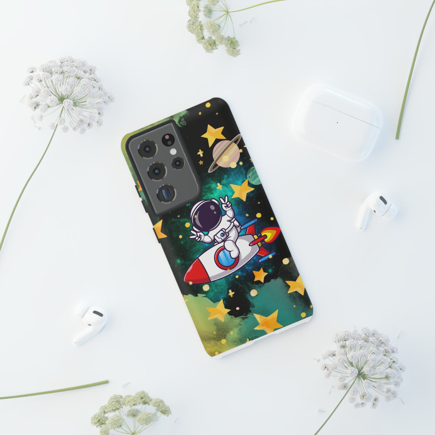 To the moon protective phone case