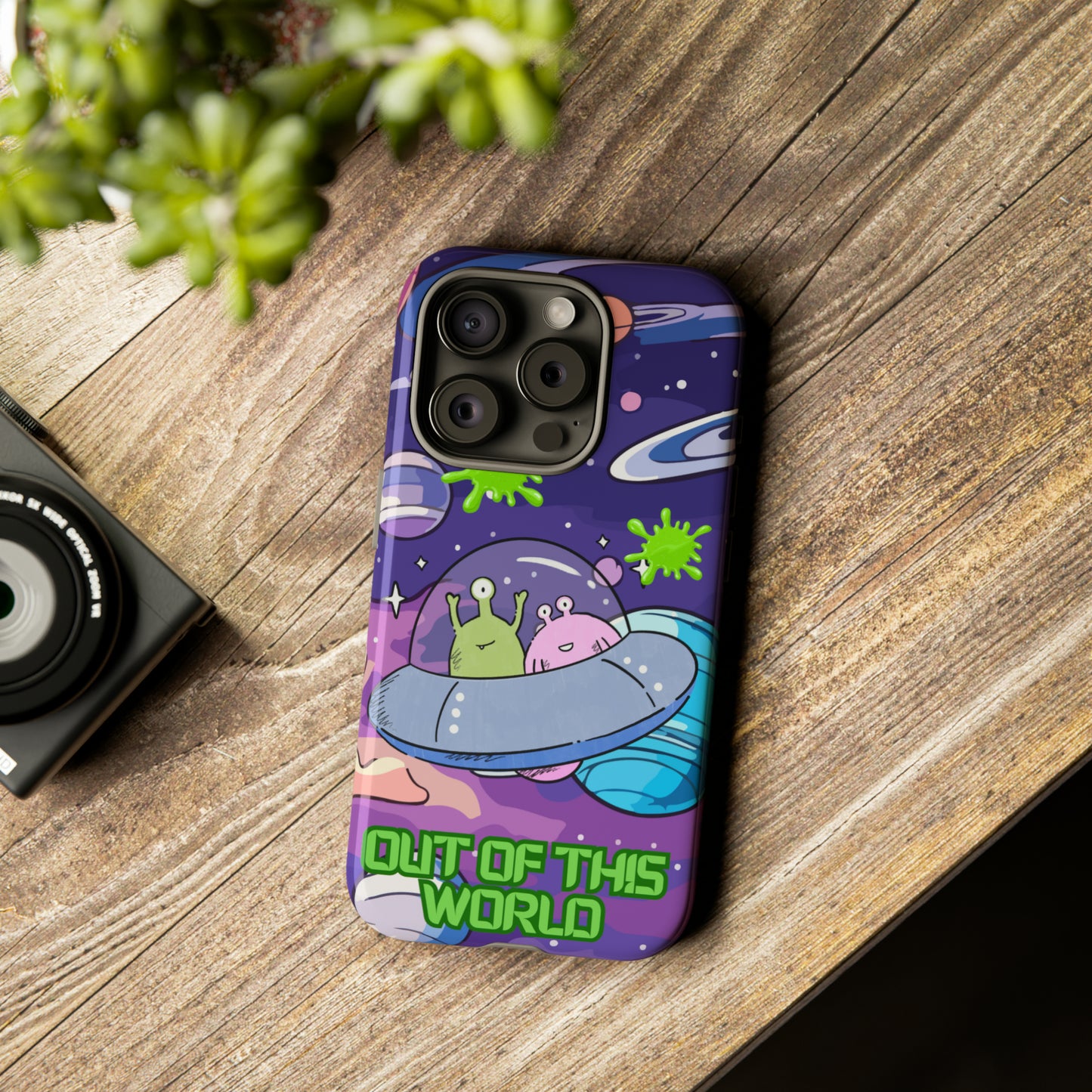 Alien Space protective phone case