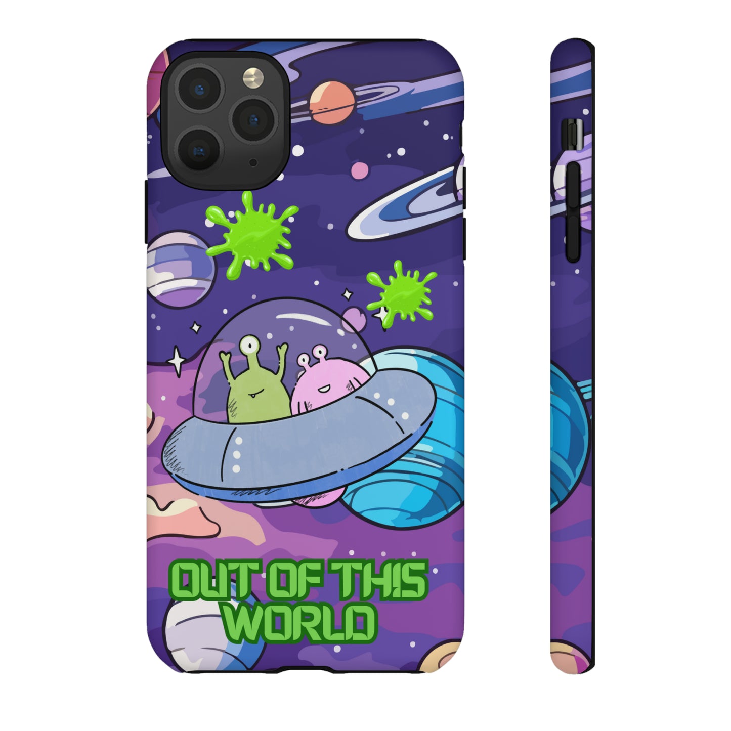 Alien Space protective phone case
