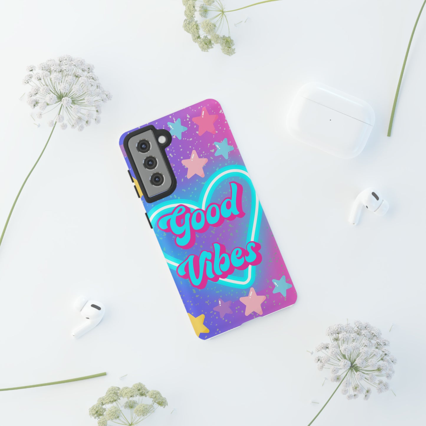 Good vibes girly phone case