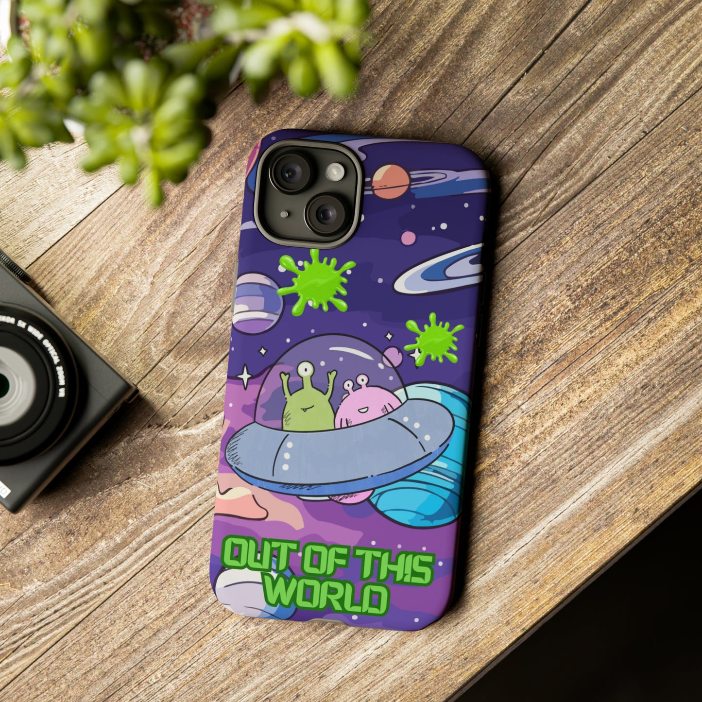 Alien Space protective phone case