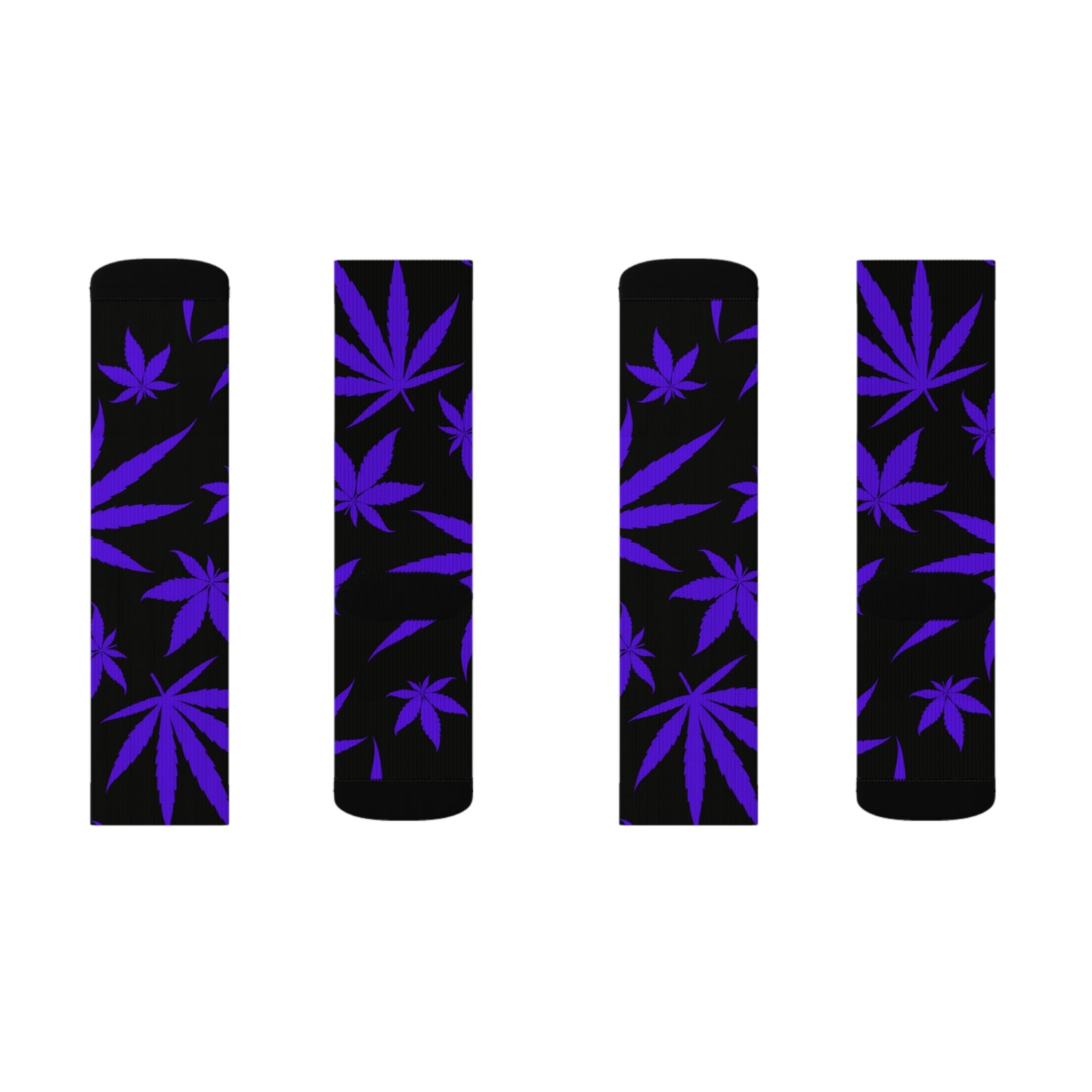 Purple Weed Socks
