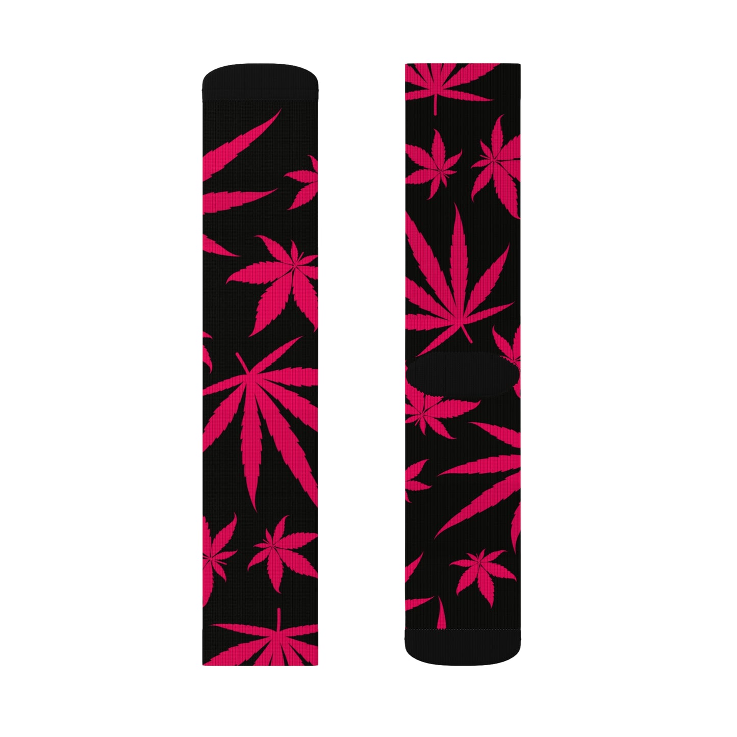 Pink Weed Socks
