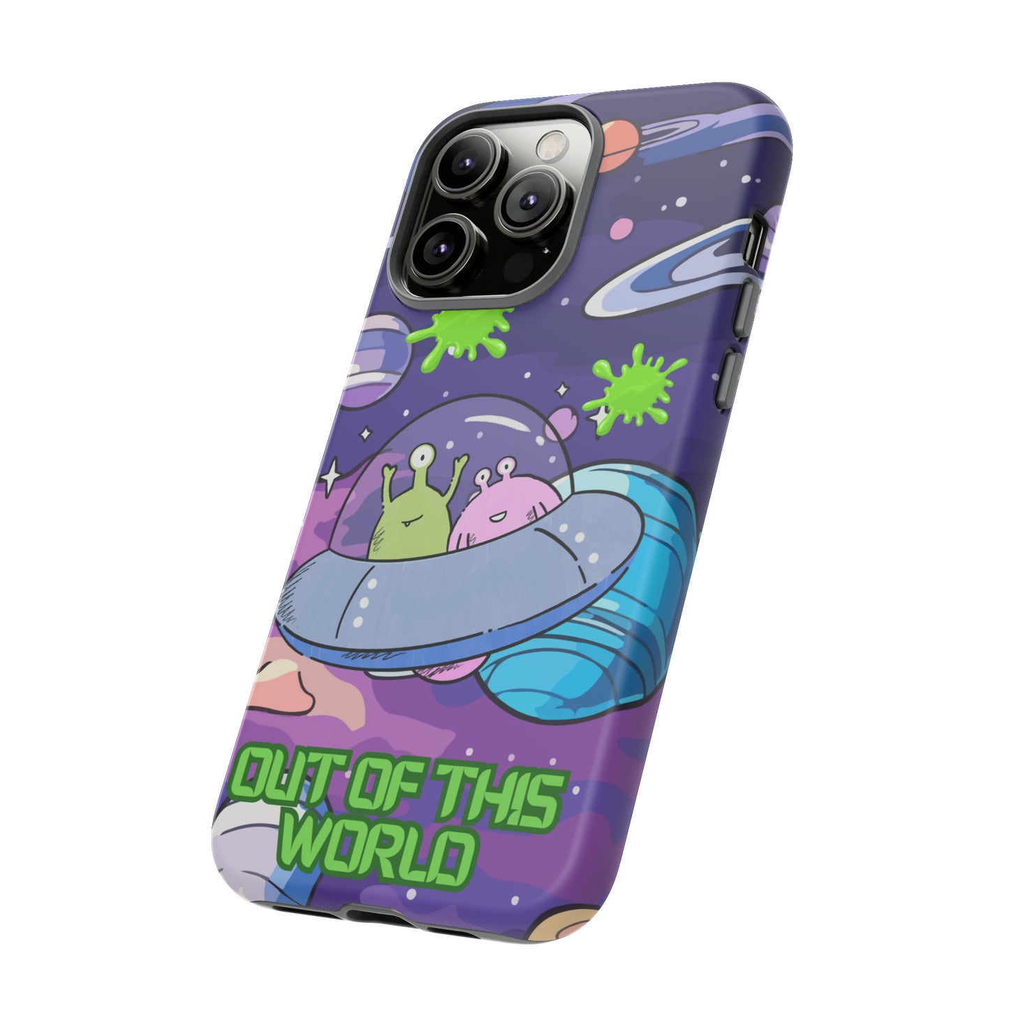 Alien Space protective phone case