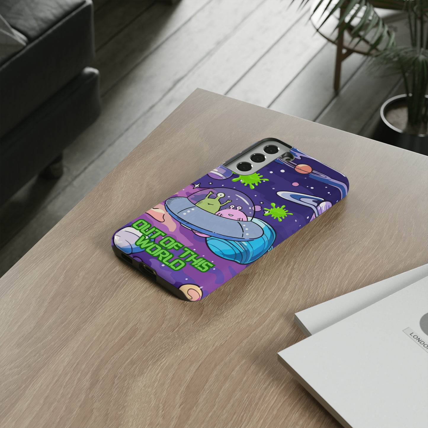 Alien Space protective phone case