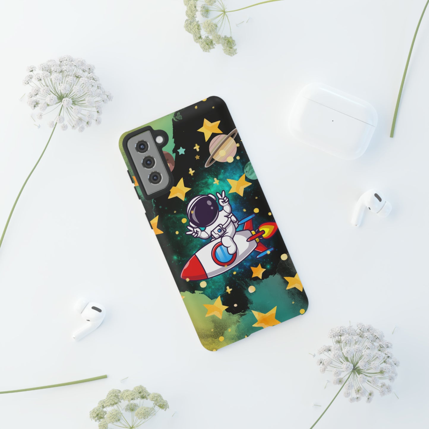 To the moon protective phone case