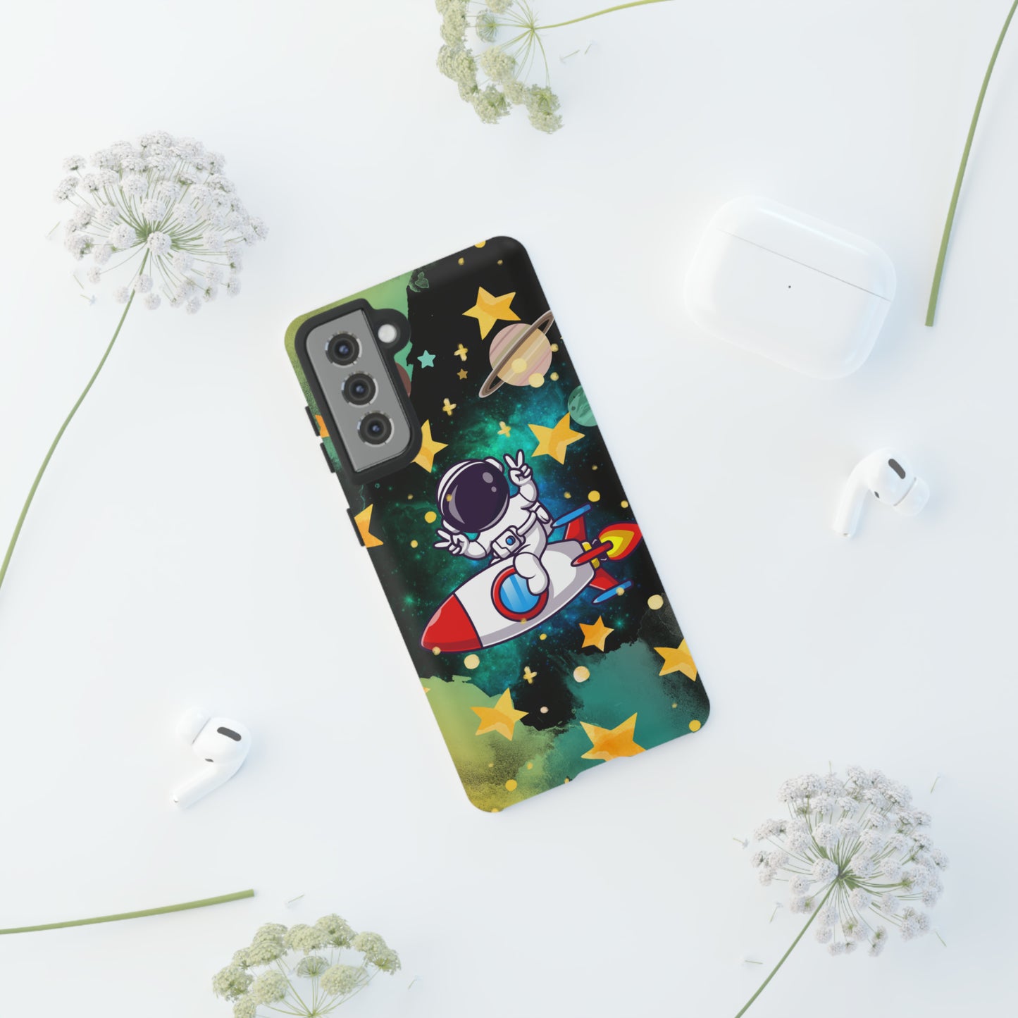 To the moon protective phone case