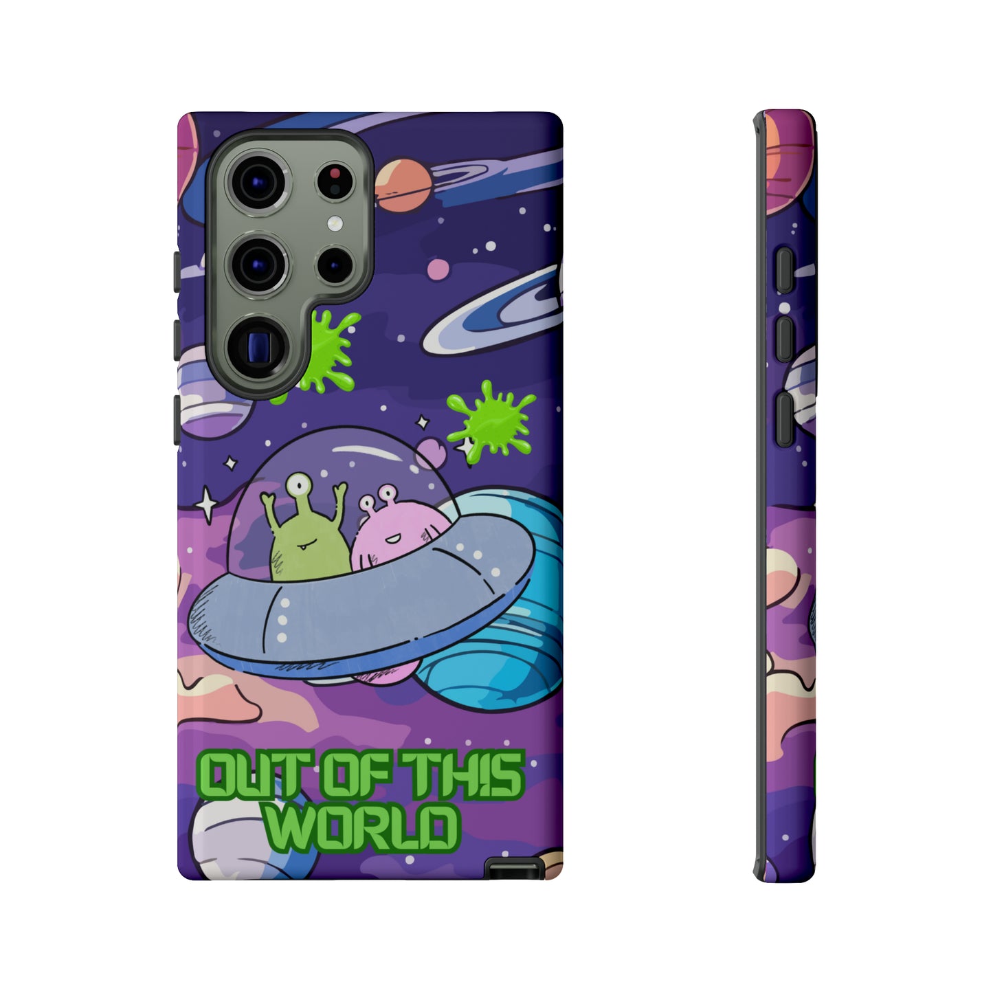 Alien Space protective phone case